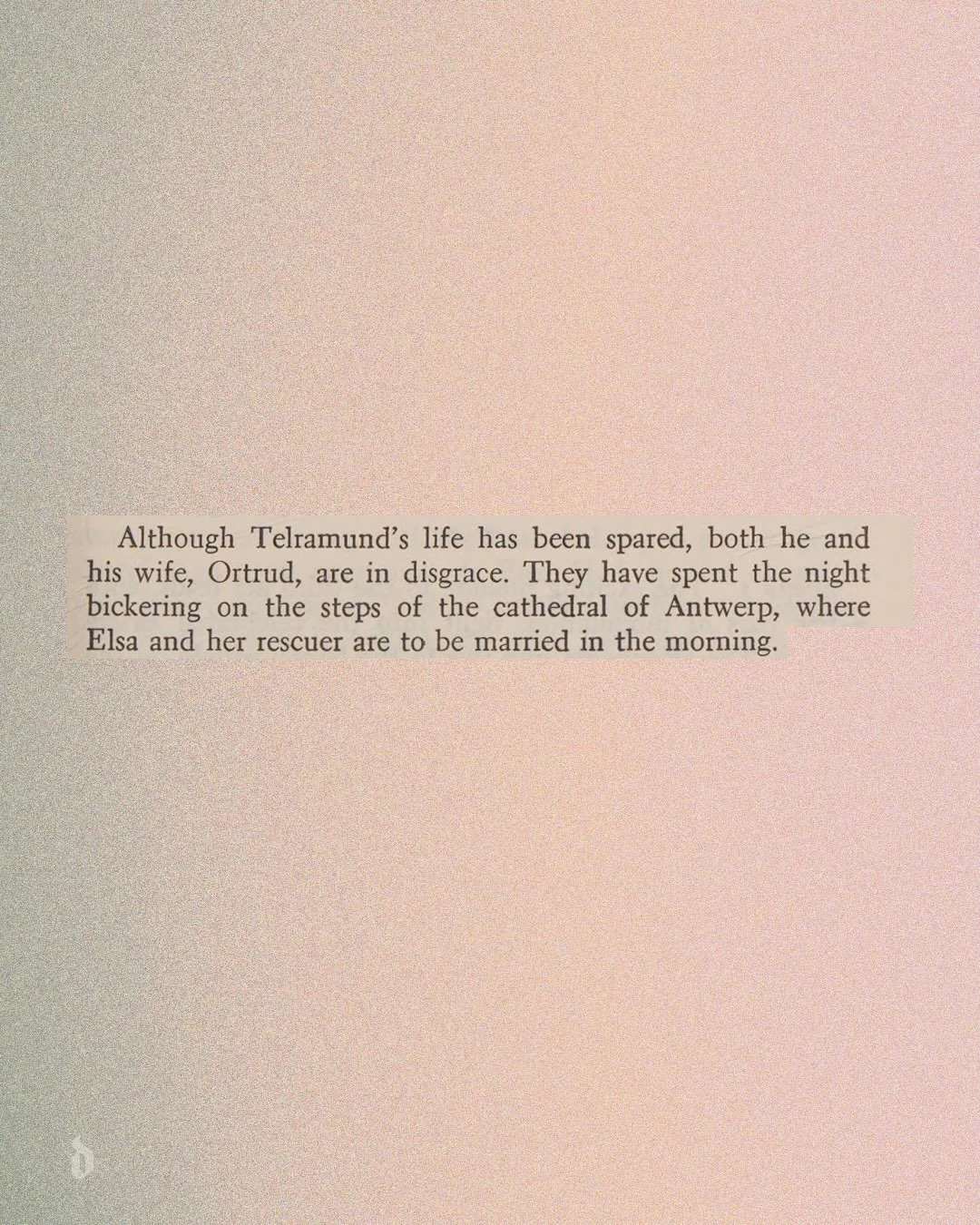 Who hasn&rsquo;t spent the night bickering with their partner on the steps of a cathedral, tbh? #simonsays on Lohengrin.