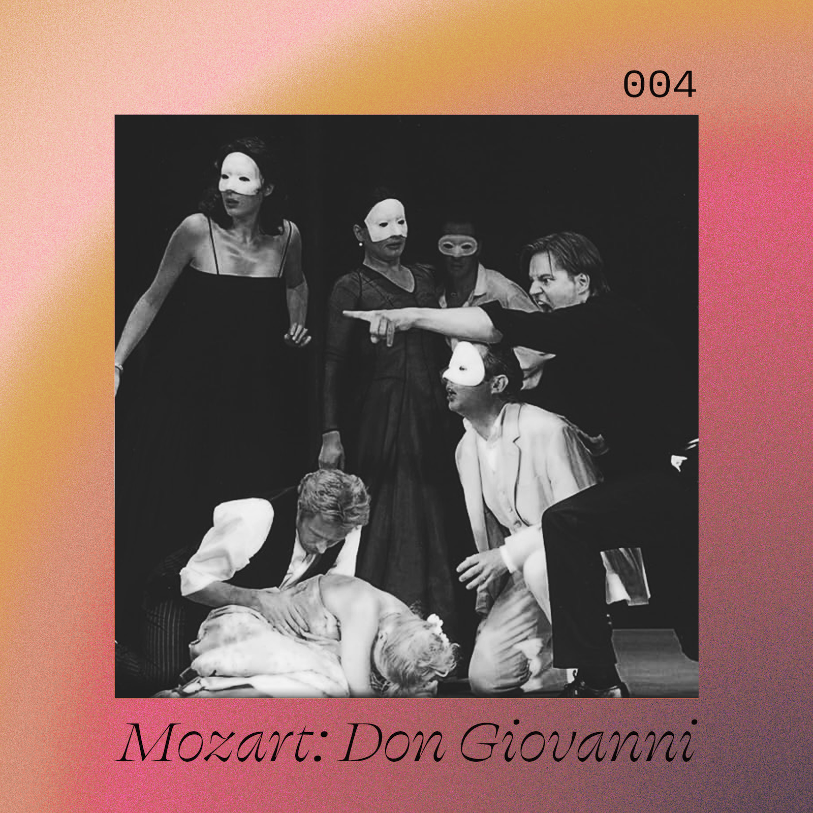 A scene from Mozart's Don Giovanni featuring Peter Mattei in the title role, taken from the album cover of his recording for Erato.