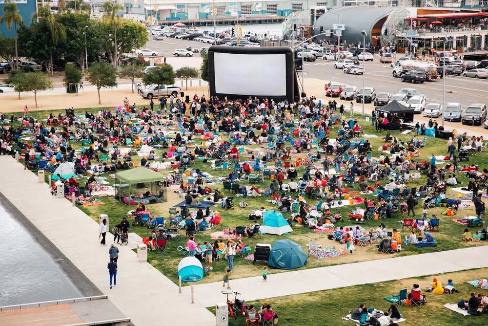 Movies in the Park, Waterfront Park, San Diego