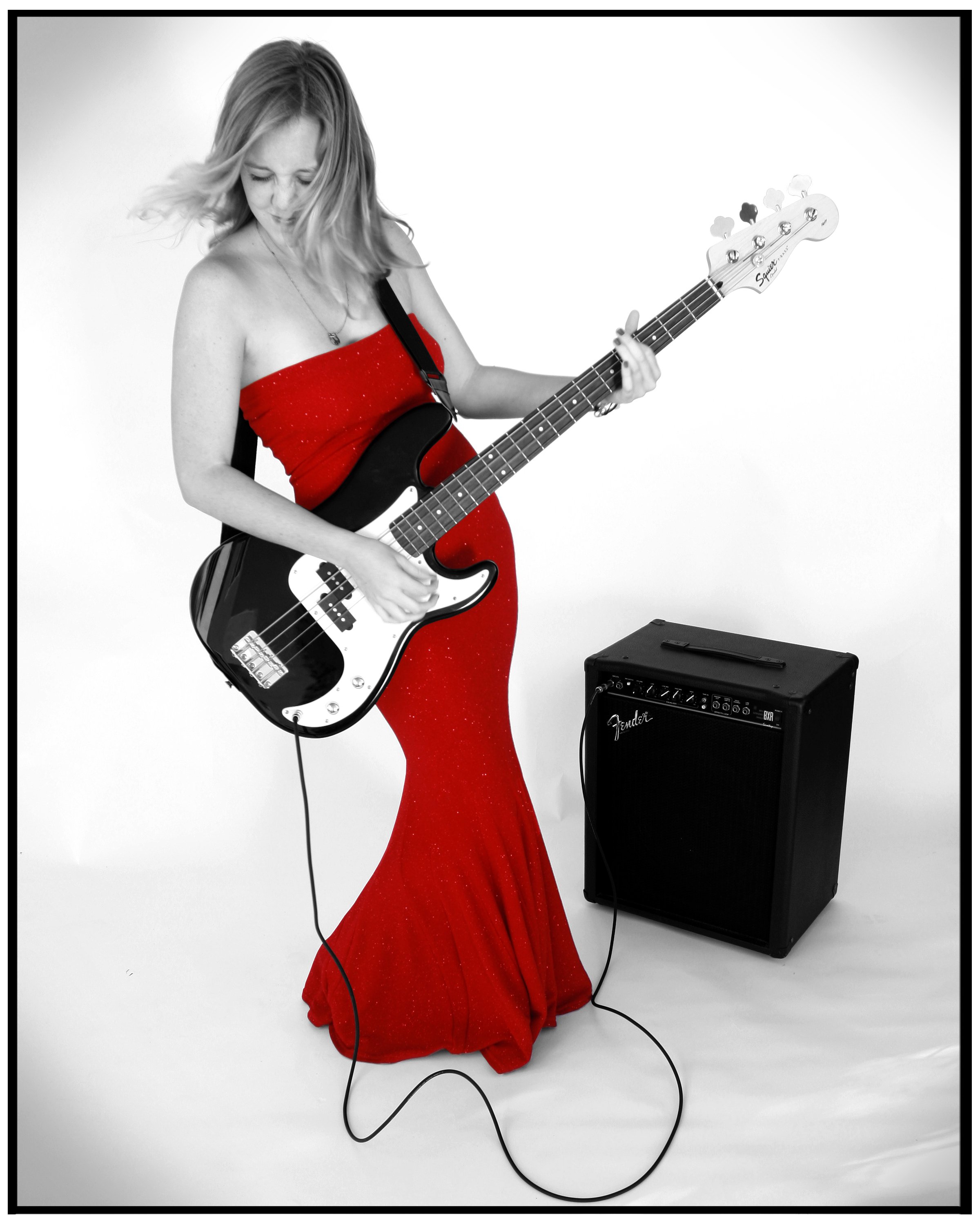 Red Dress Musician