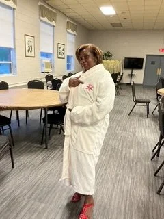 Sisters' Journey Logo Plush Spa Robe