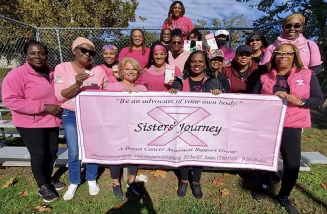 Sisters’ Journey Joins the “Think Pink Coaches VS Cancer” at the Wilbur Cross vs. East Haven Game