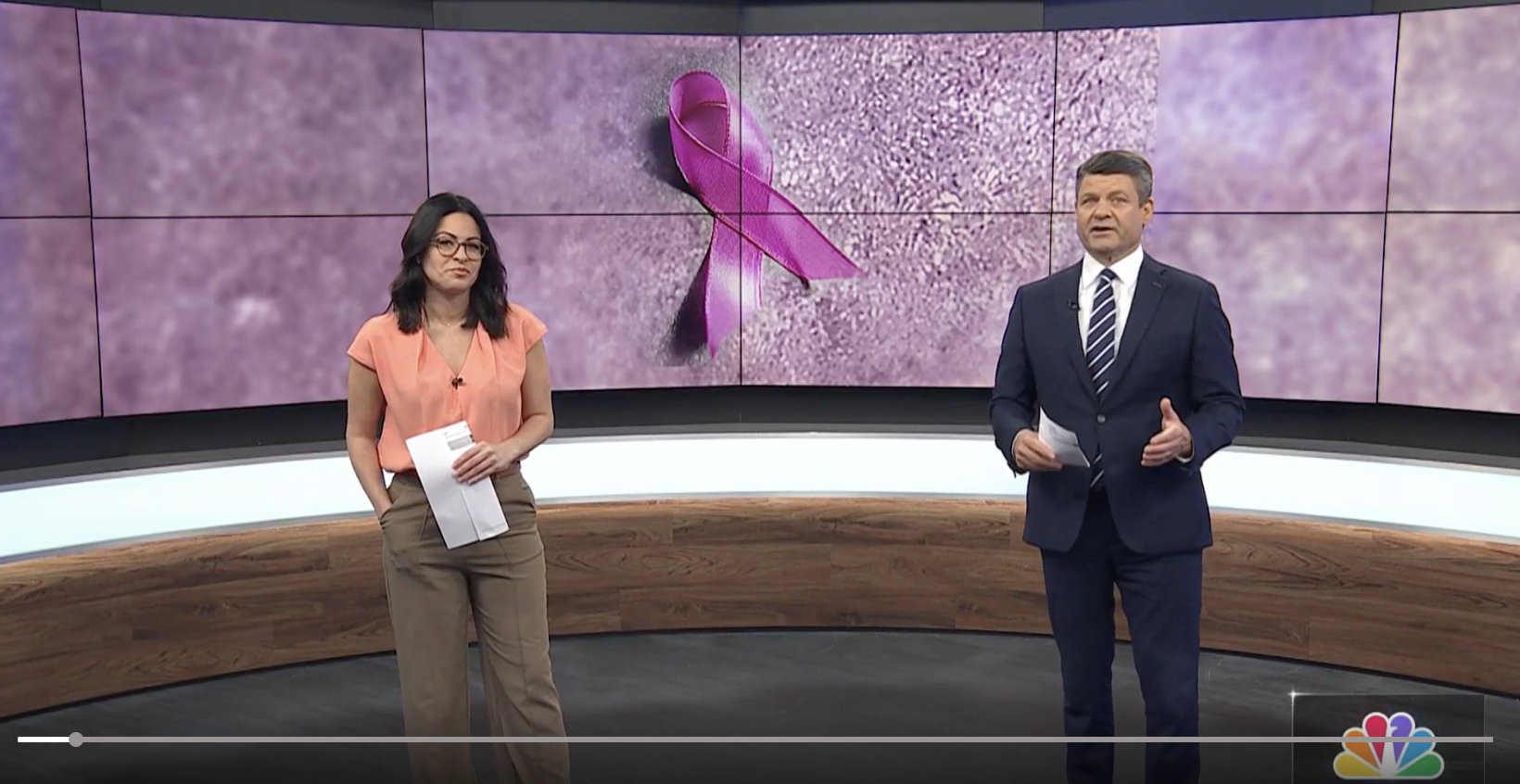 NBC CT: Breast cancer survivor encourages early testing