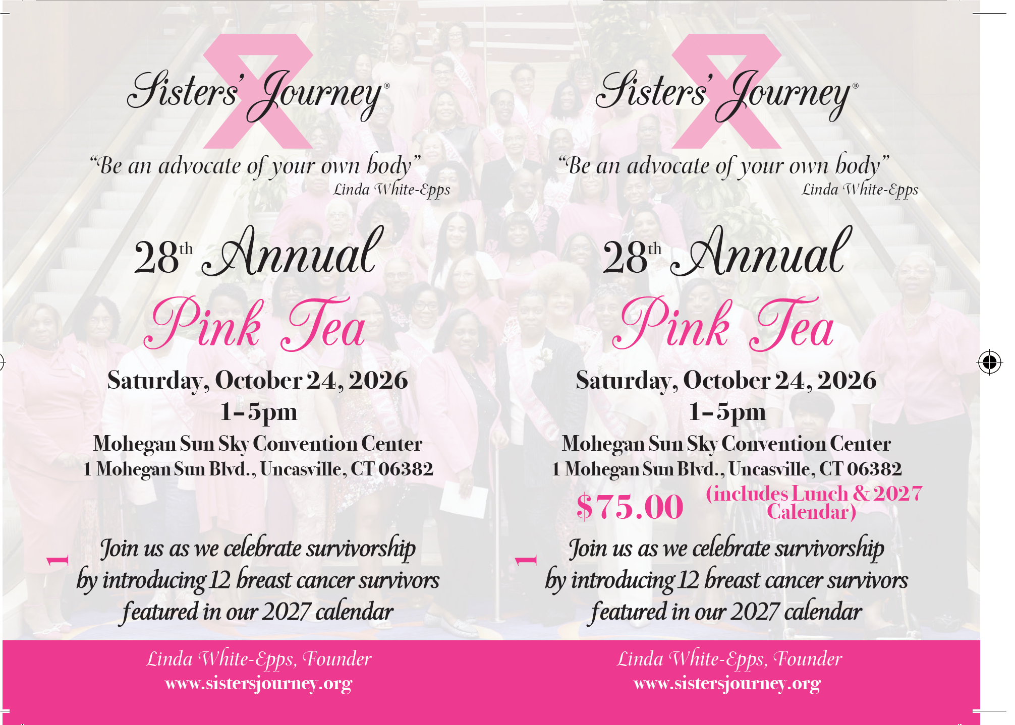 Sisters' Journey 28th Annual Pink Tea Adult Ticket