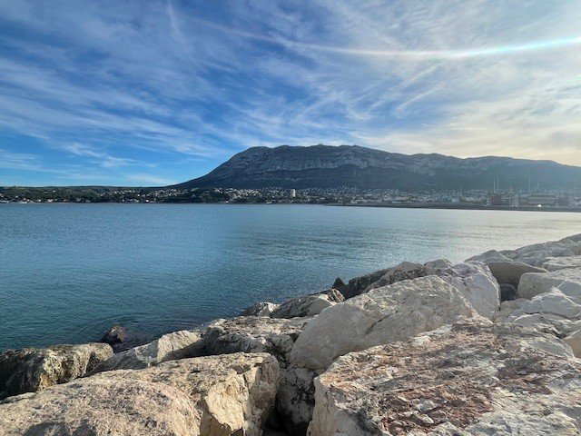 Denia Uitzicht op kust aan de haven