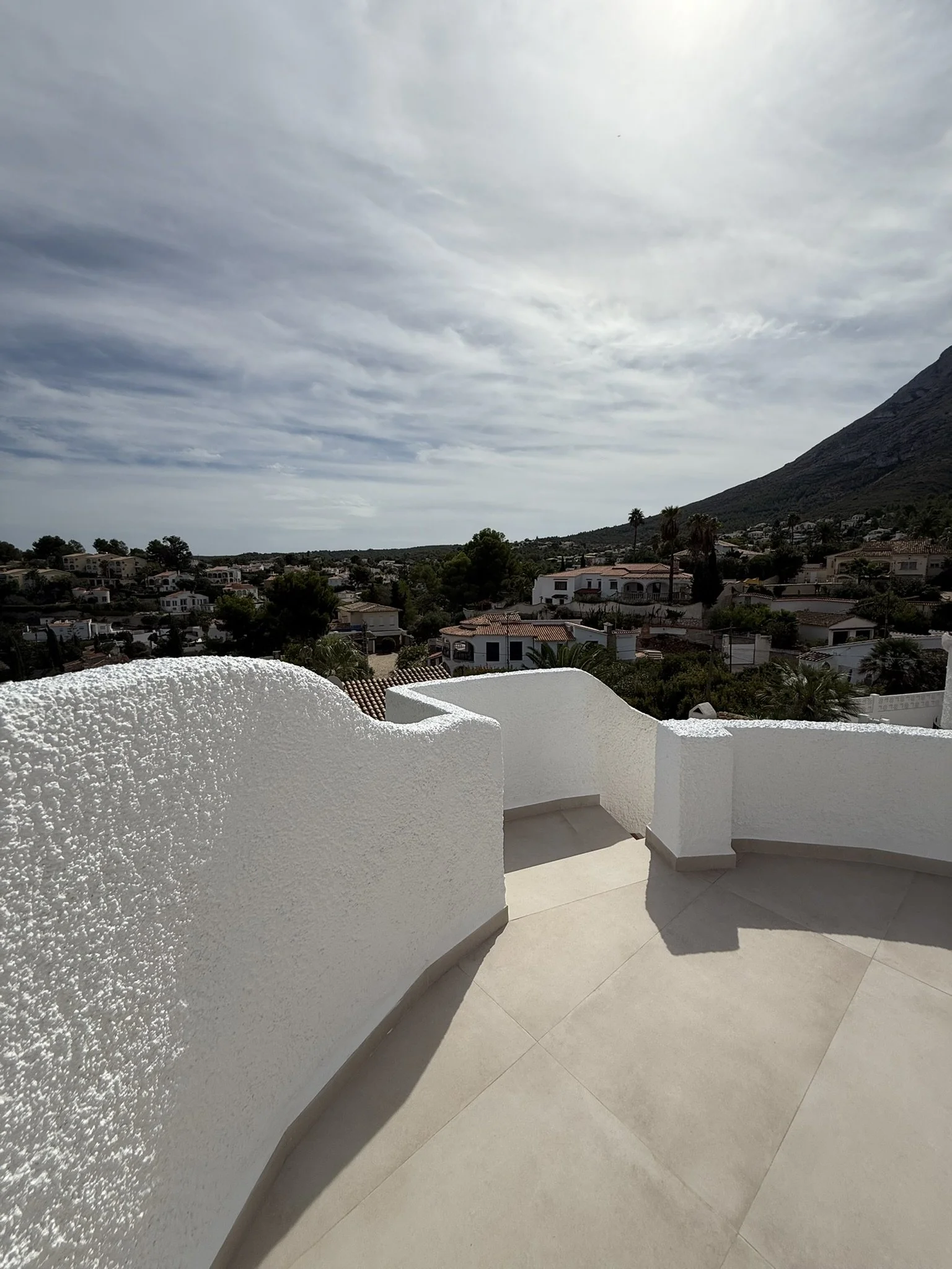 Terras 1ste  met Mediterraan uitzicht