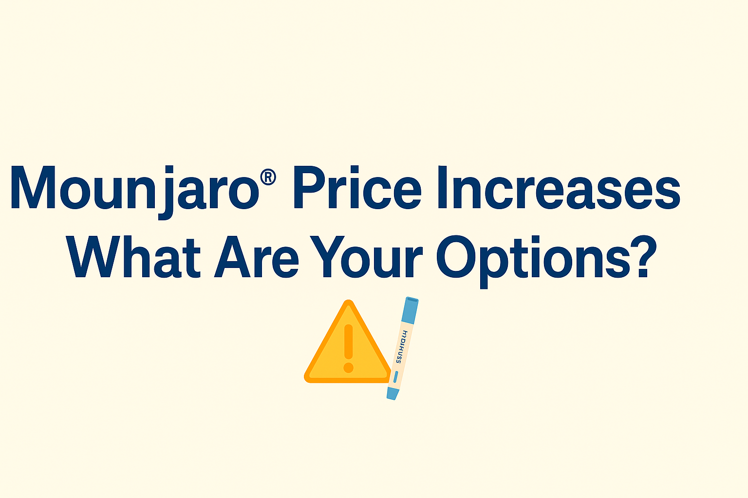 Mounjaro® Price Increases – What Are Your Options?