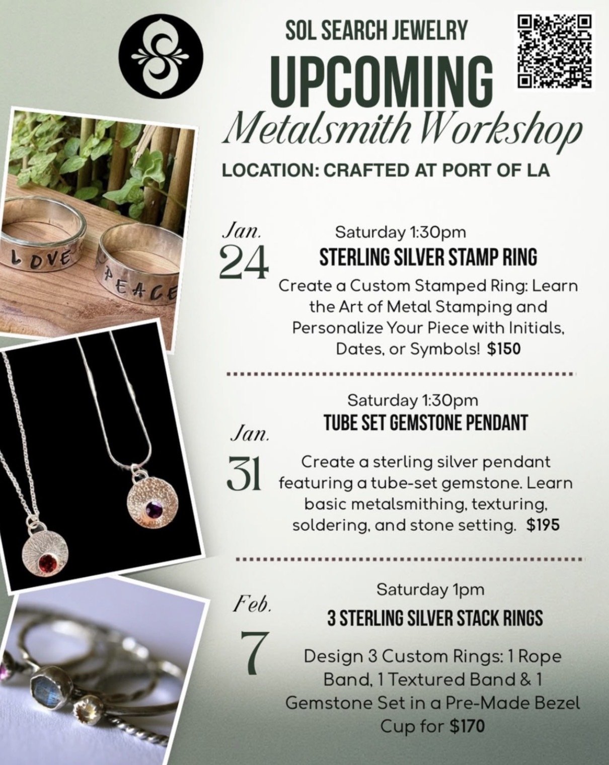 TUBE SET GEMSTONE PENDANT