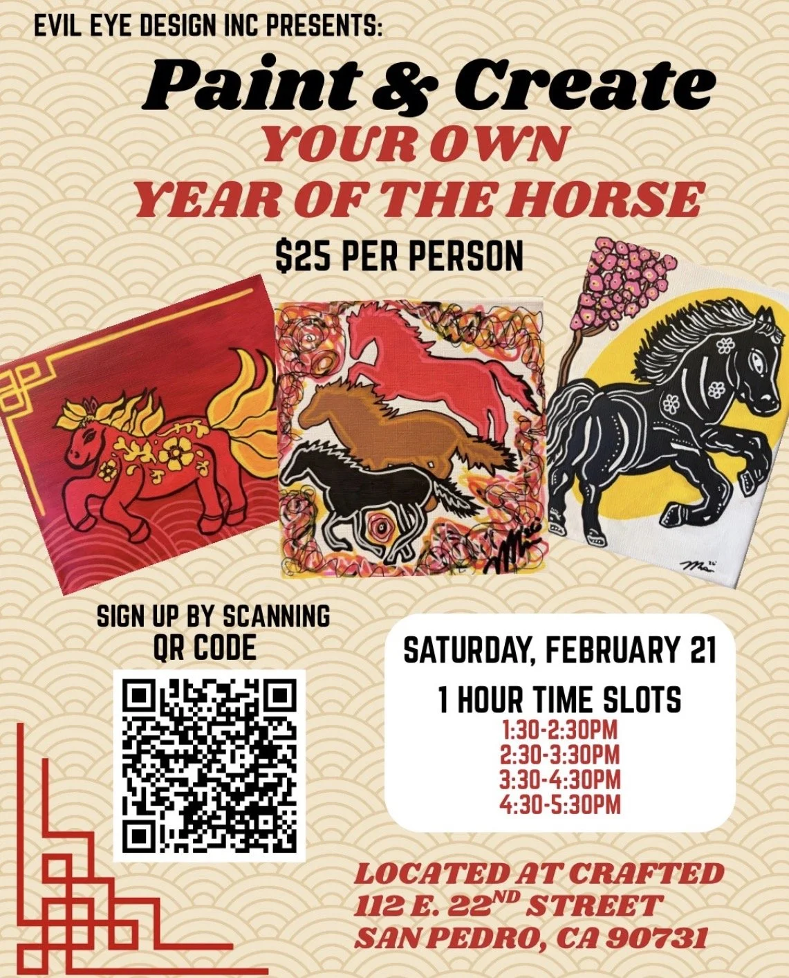 PAINT & CREATE Your Own Year of the Horse