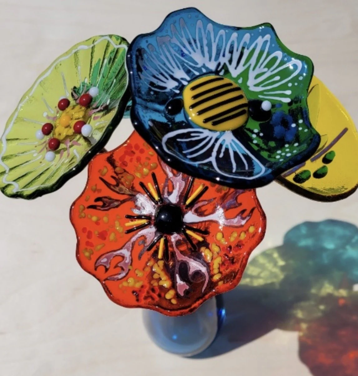Fantasy Flowers Fused Glass Workshop