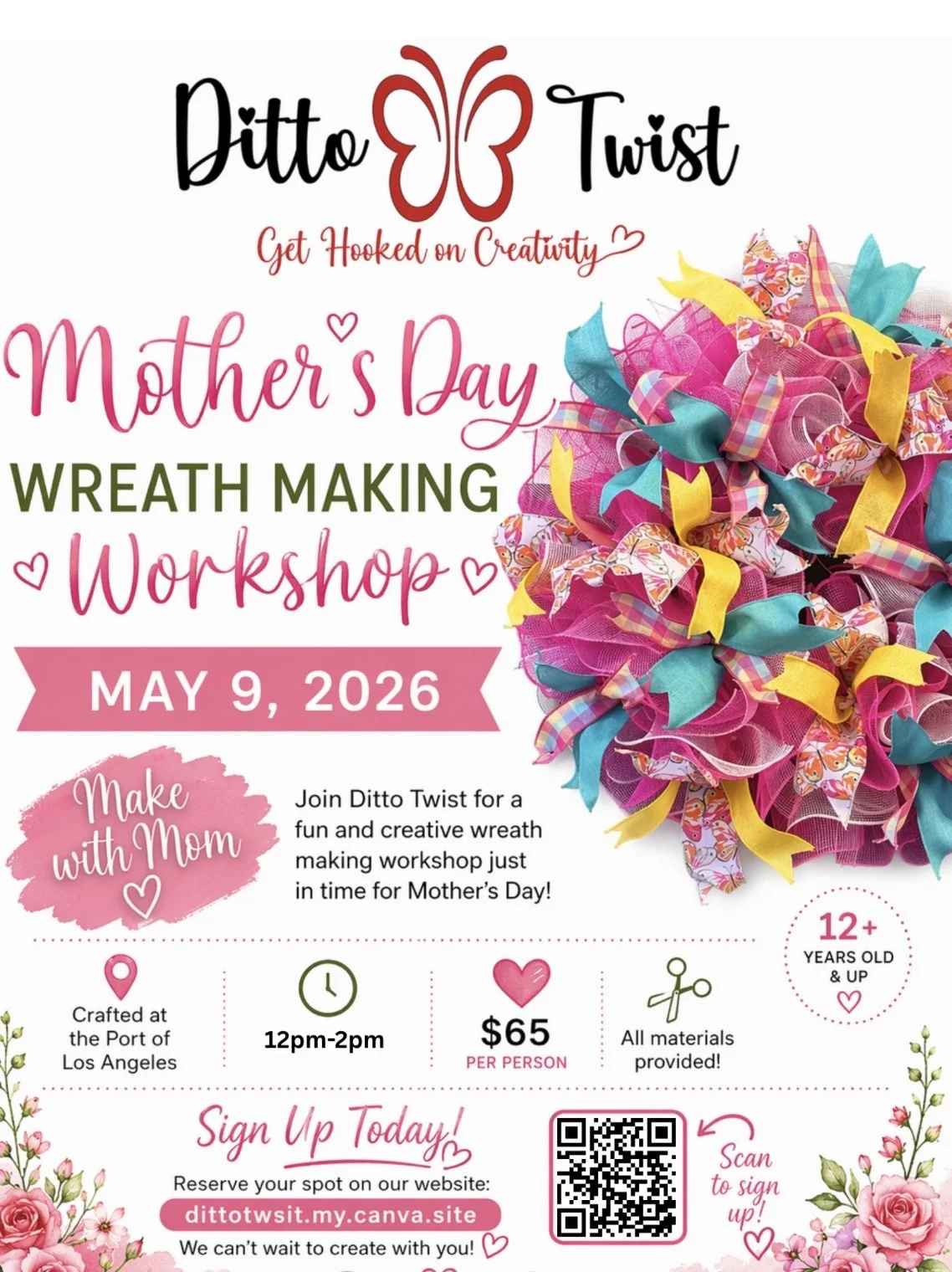 Mother's Day Wreath Making Workshop
