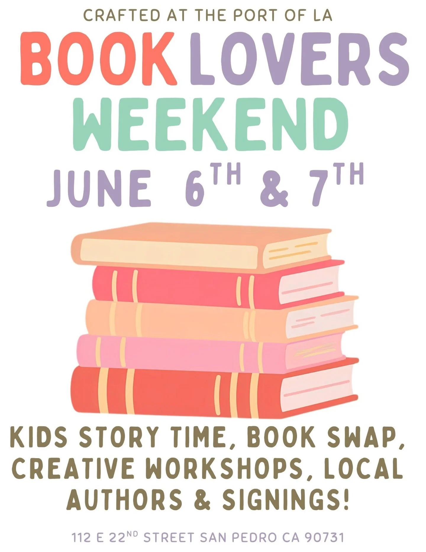 Calling all book lovers 📚✨
Book Lovers Weekend is coming to @craftedportla June 6 &amp; 7 for a weekend filled with local authors, storytellers, illustrators, creative workshops, book swaps, kids story time, bookish shopping, signings, and more.

👀