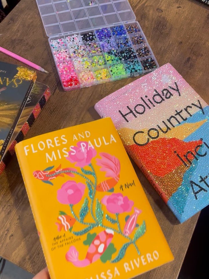 Your favorite book deserves a little extra shine. 📚💎During Book Lovers Weekend, @trinakatarot of Vidimus Sparkle will be leading a creative book-decorating workshop on Saturday, June 6th at @craftedportla. Bring your own book or pick up a previousl