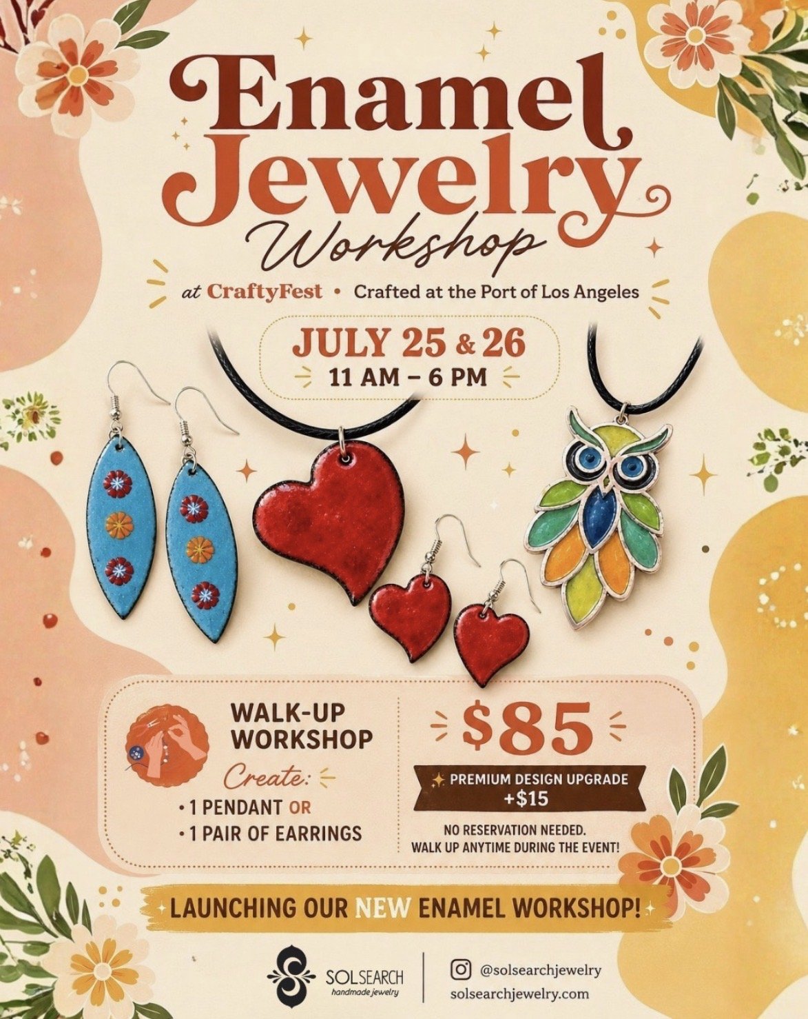 Enamel Jewelry Workshop 