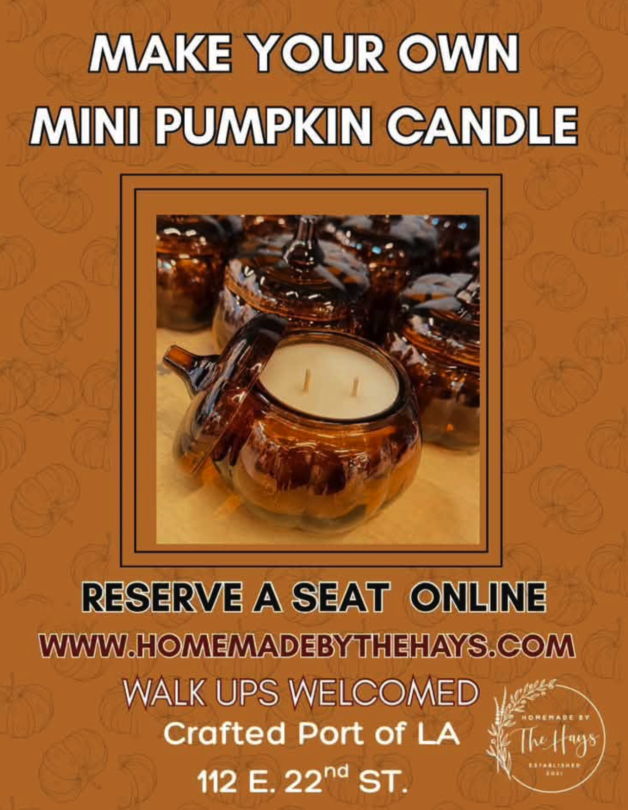 Make Your Own Mini Pumpkin Candle 