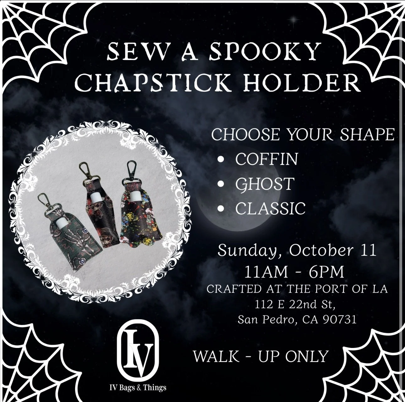 Sew A Spooky Chapstick Holder