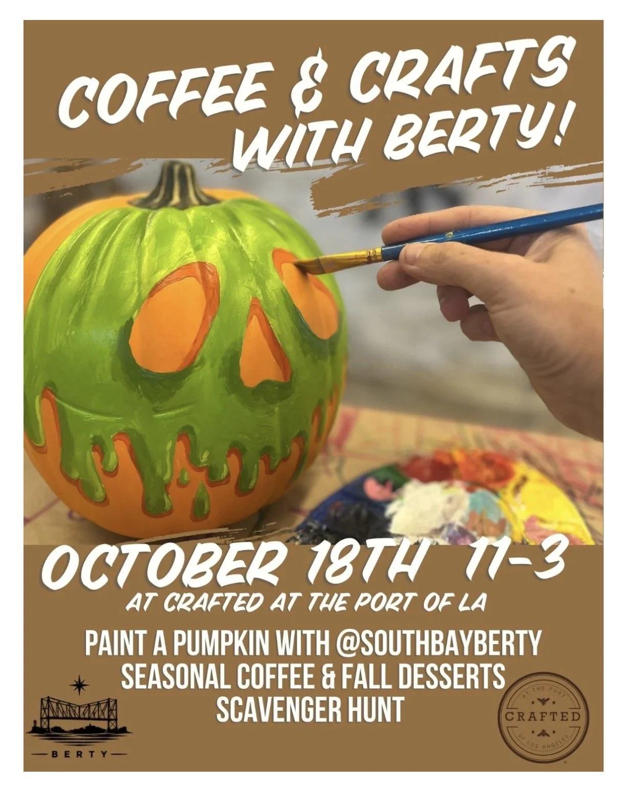 Coffee & Crafts with Berty!