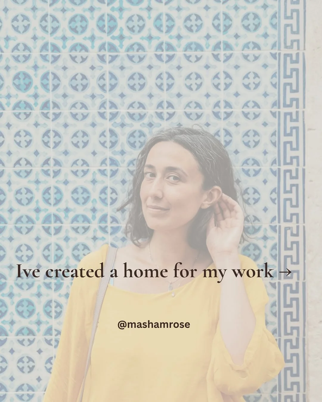 I&rsquo;ve created a home for my work. It&rsquo;s a space for you if you are in an in-between season in life. 

A space that holds the beginning of my offerings- 1:1 sessions and mentorship, guided/sound healing meditations, and more to come in time.