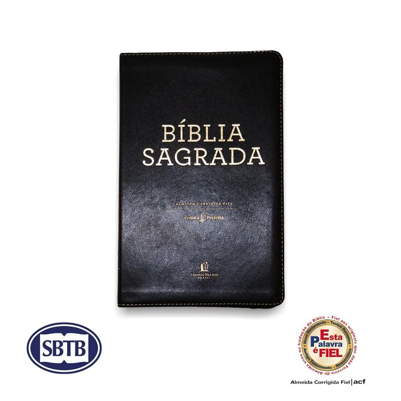 Bíblia ACF Leitura Perfeita Grande - Luxo Floral - cód. 6056