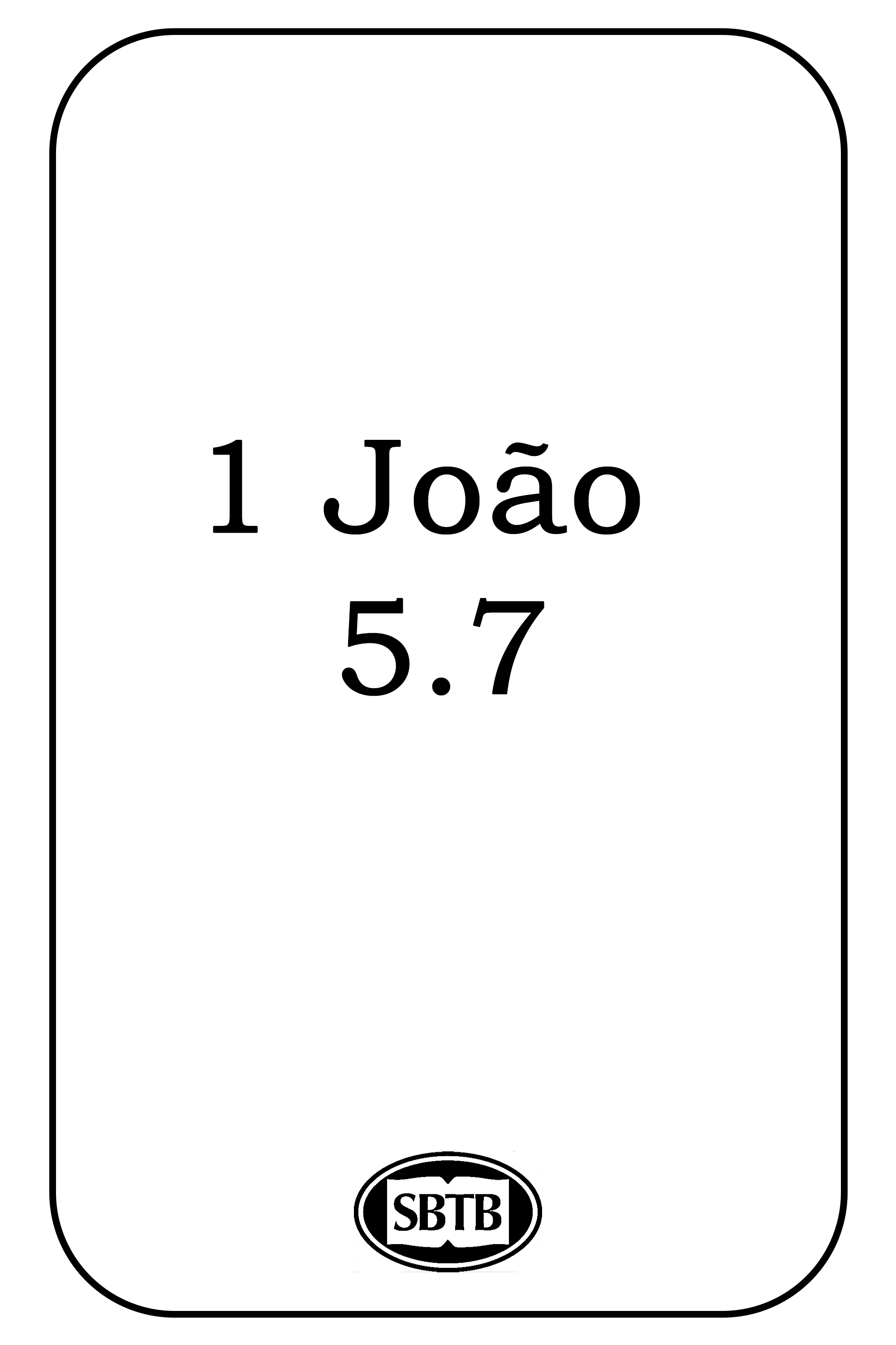 Esboço: 1 João 5.7 está na Bíblia?