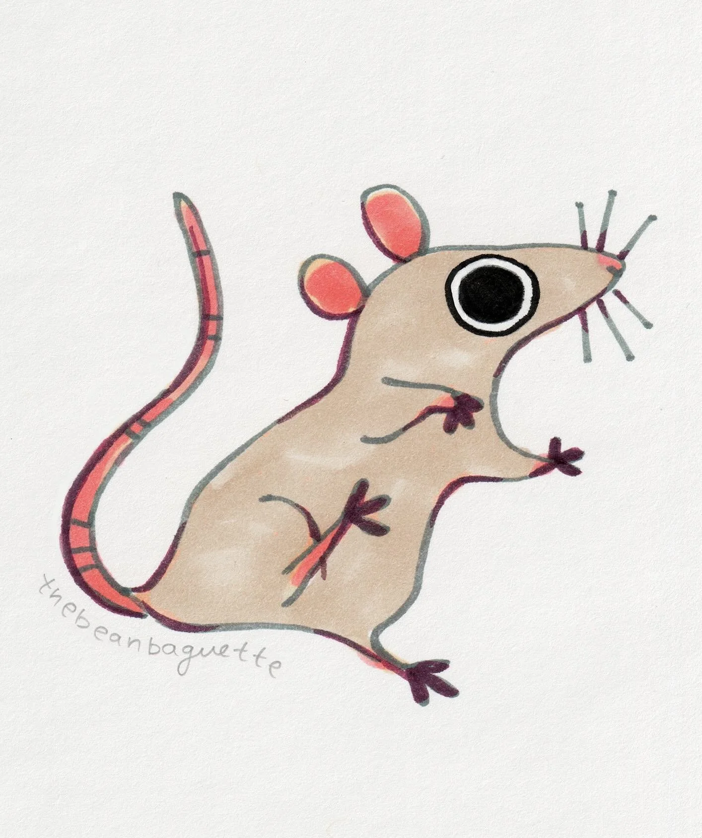 Hello Rat (1/2) I wanted to do a couple fanarts for this prompt, first is a beanified @hellowearerats :) quintessential rat essence
#rattober #rattober2025