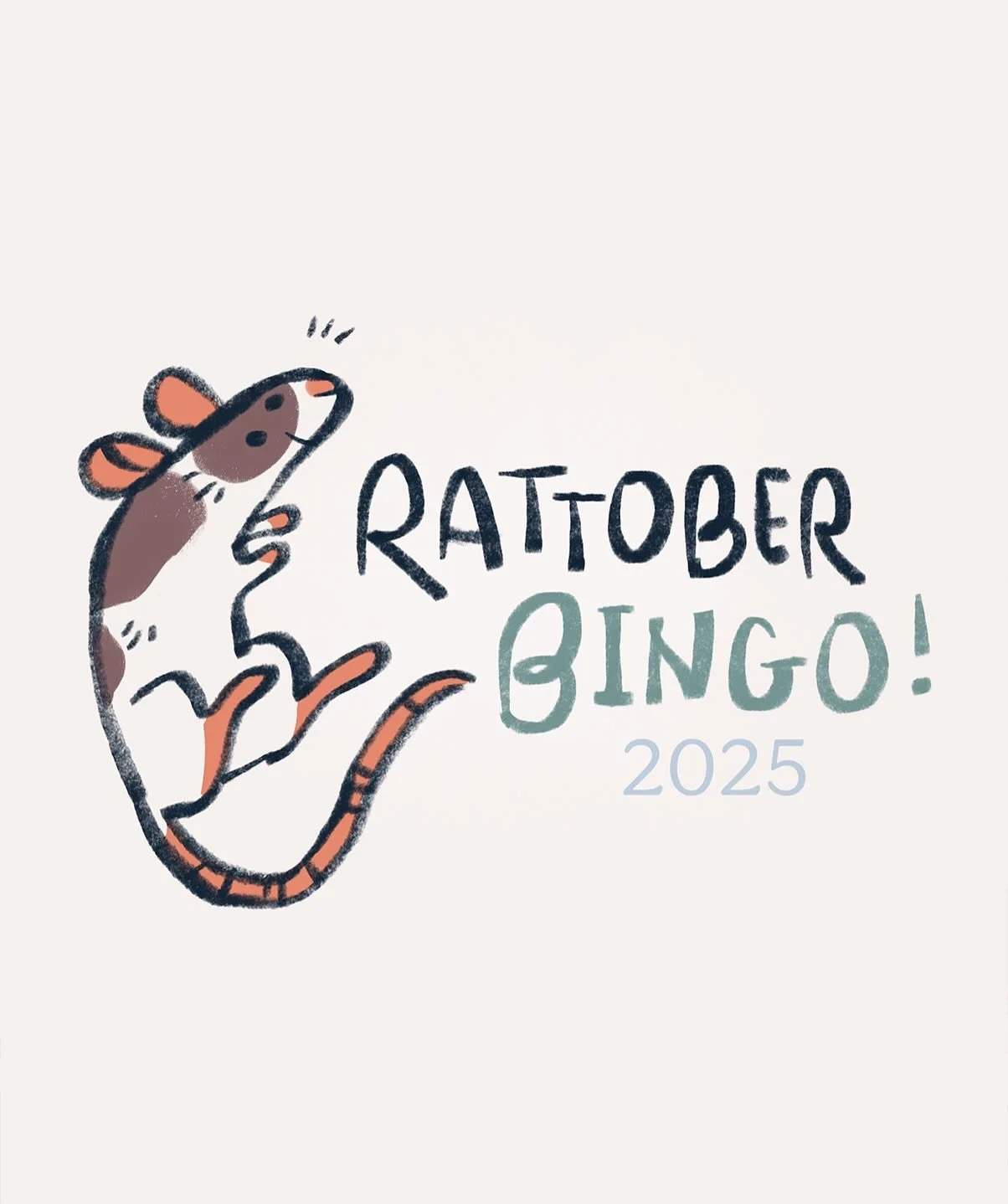 It&rsquo;s time for Rattober Bingo &gt;:) 
How many prompts do you have planned, how many lines can you make?

It&rsquo;s now just about the halfway point for our October art challenges, be sure to give yourself a pat on the back for making it this f