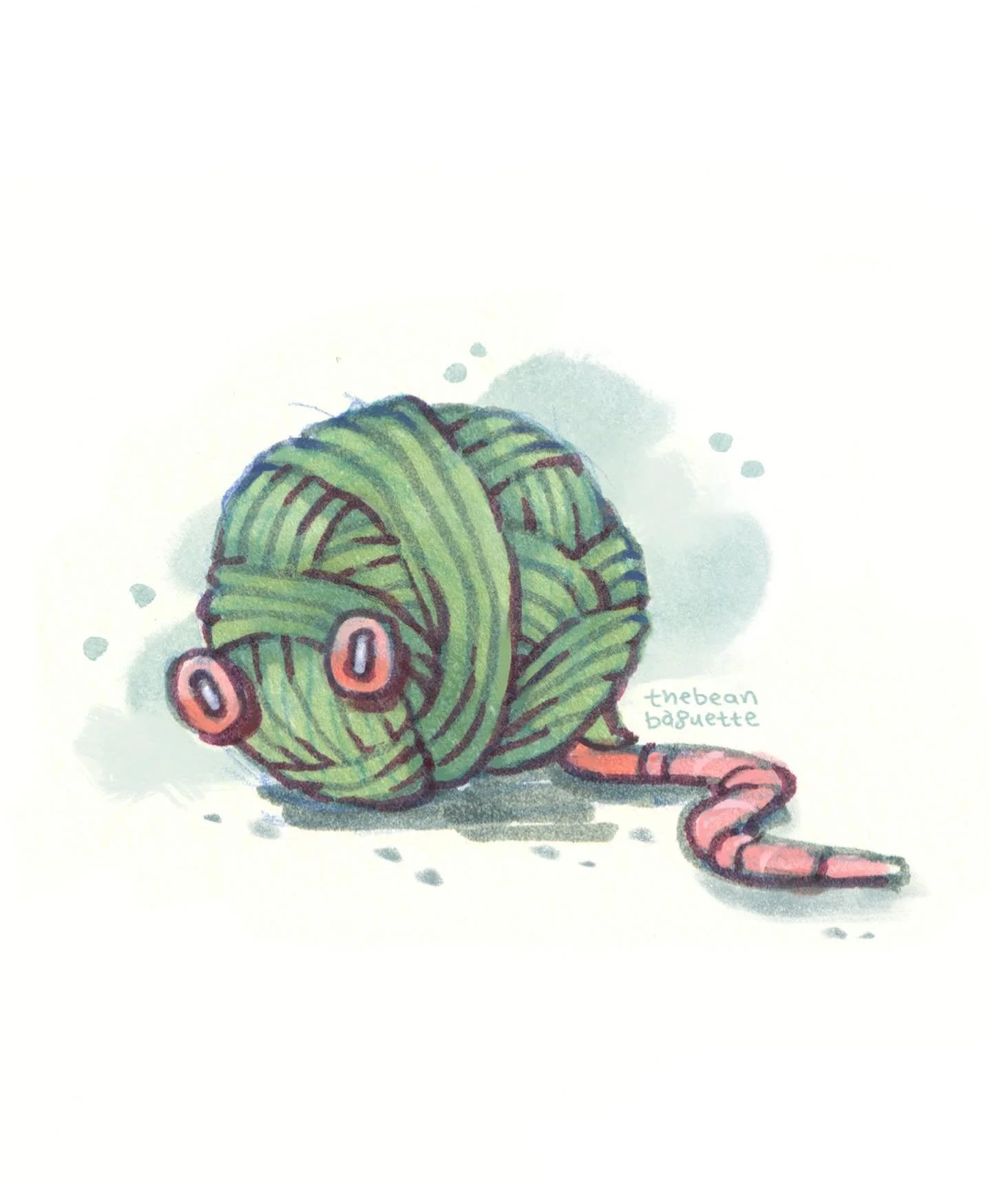 Yarn Rat 🧶 🐀 
Exciting!! One more day left of Rattober, to everyone making it this far, WELL DONE 👏 
#rattober2025 #rattober