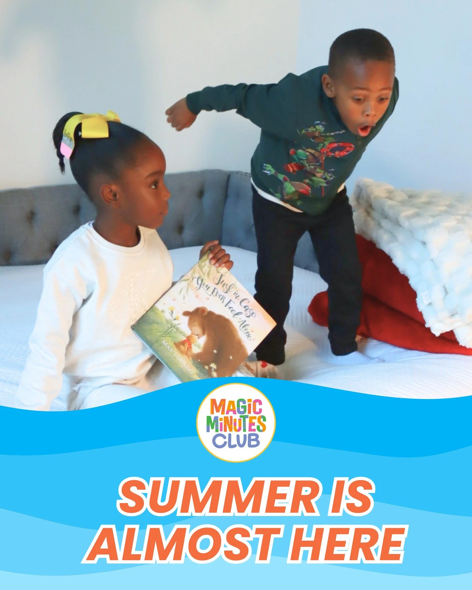 We're on the cusp of an entirely different season of parenting! We can't wait to share our new summer kits, lists, and activies with you all of our Magic Minutes Club members.

Are you ready to join the club? Comment SMILES for your DM invitiation!