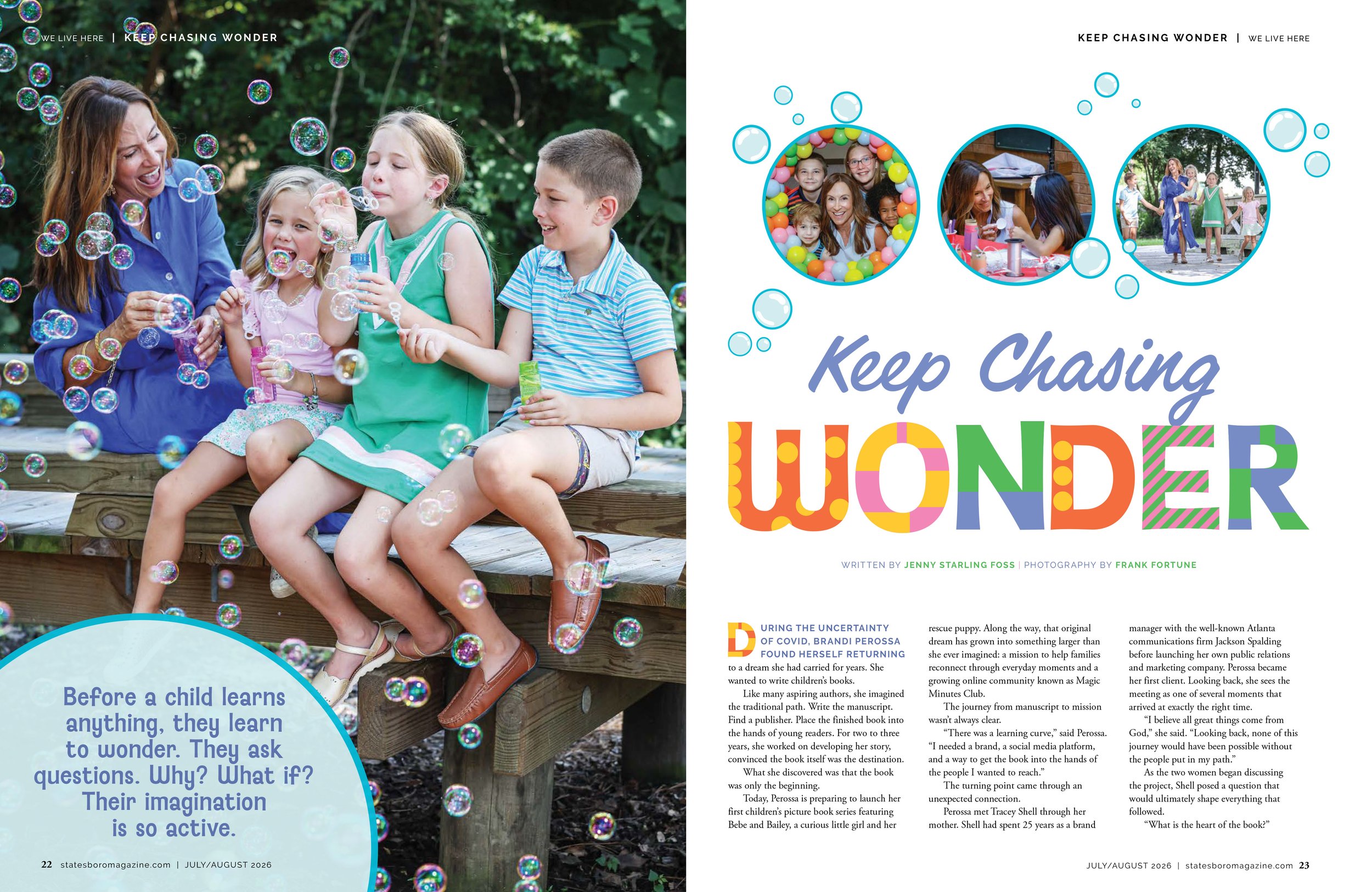 Statesboro Magazine Chasing Wonder