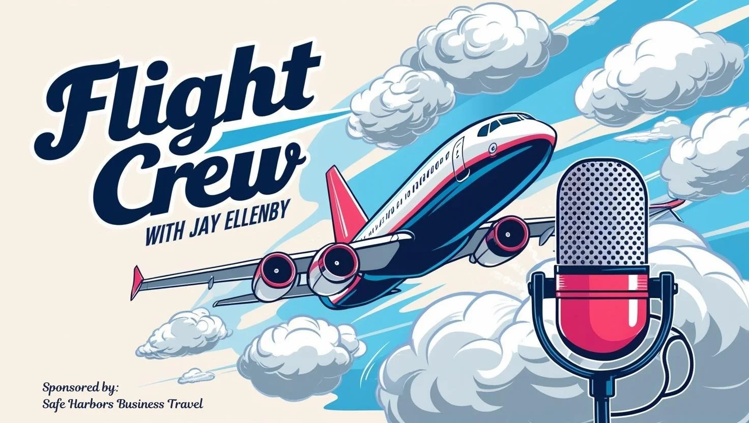 🎙️ Welcome Aboard Flight Crew ✈️
We&rsquo;re cleared for takeoff!

#FlightCrewPodcast #BusinessTravel #TravelIndustry #PodcastLaunch #InsideTravel