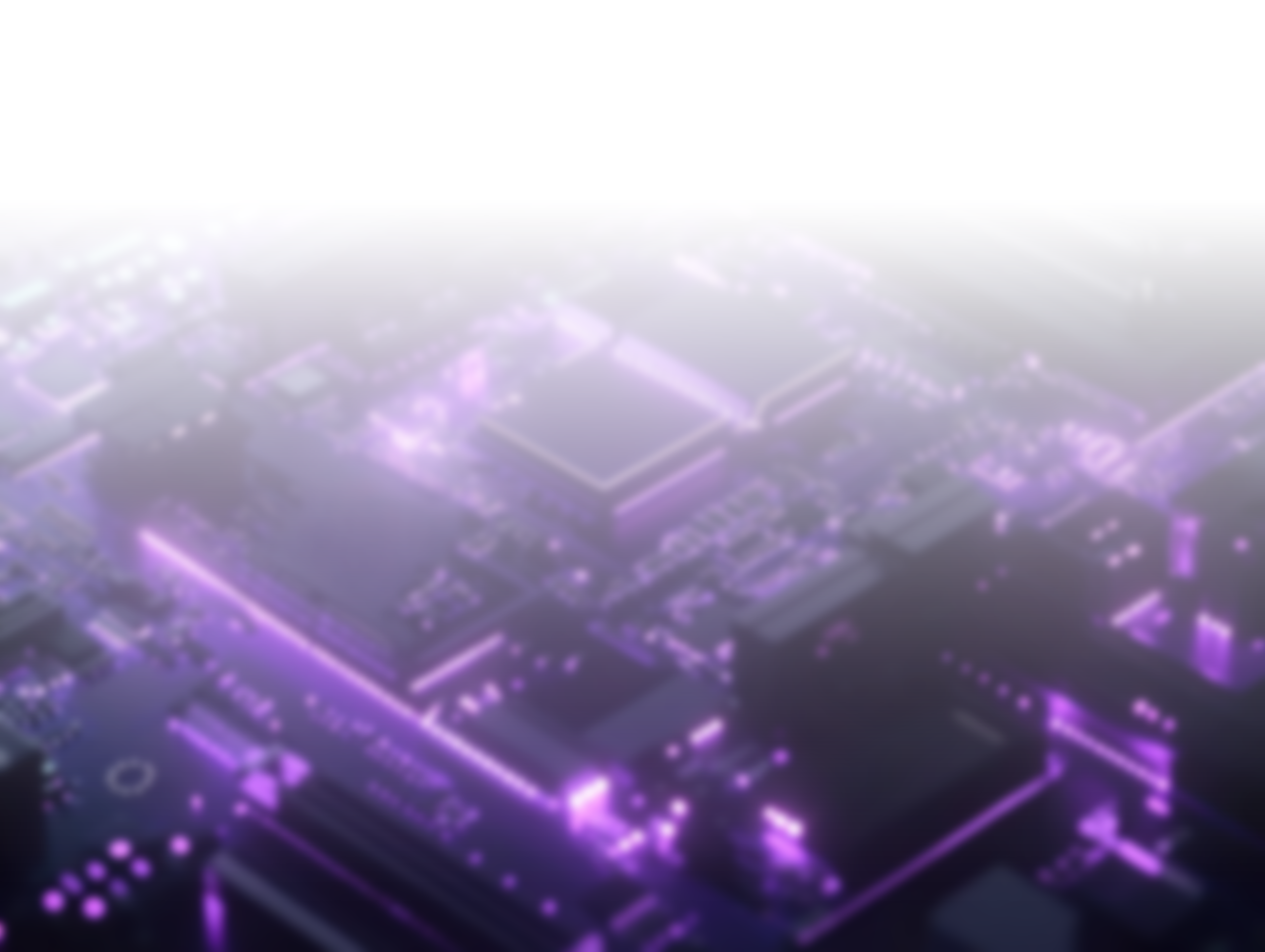 Motherboard with computer chips to depict the artificial intelligence and data industry