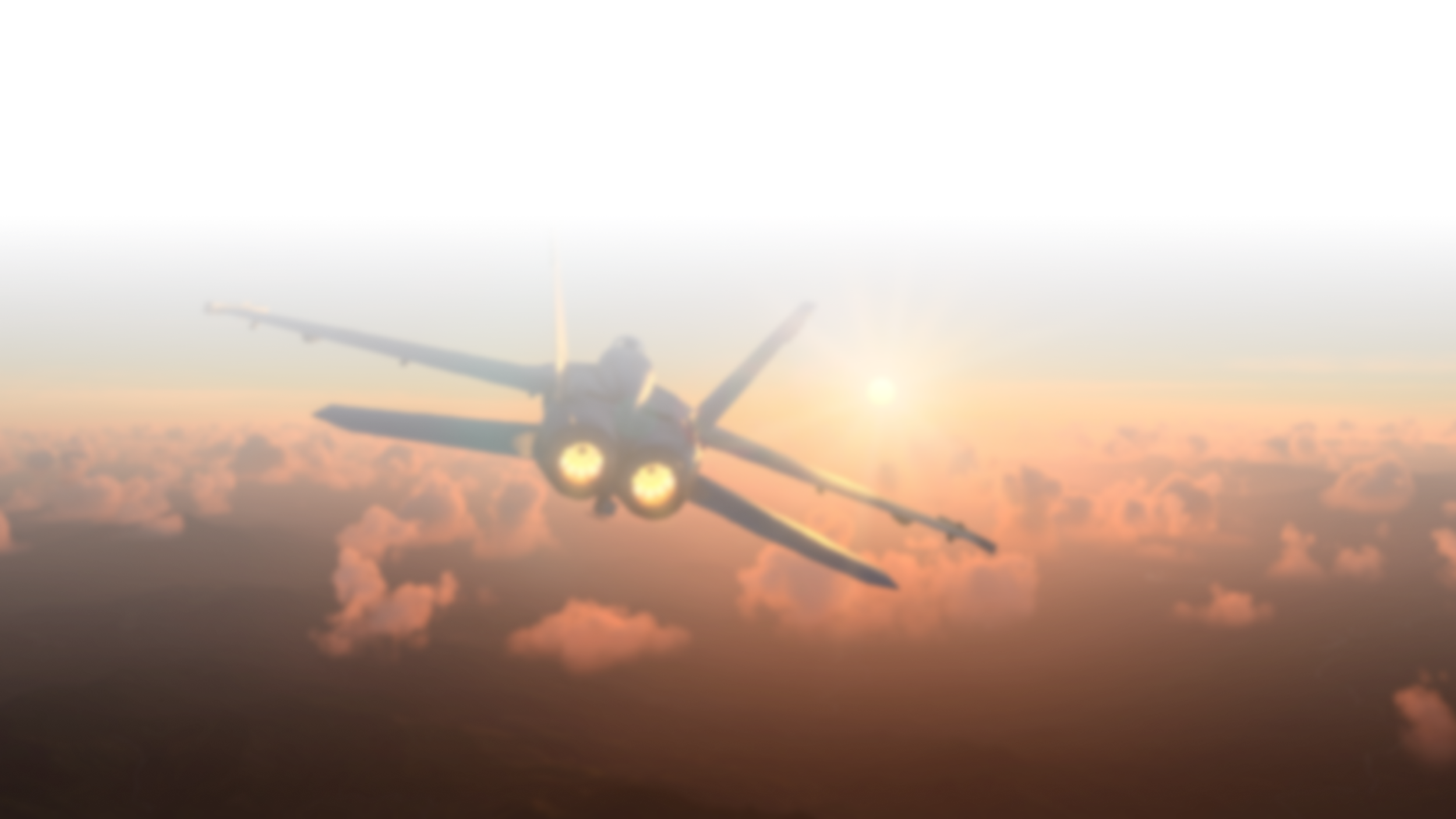 airplane to depict aerospace and defense industry