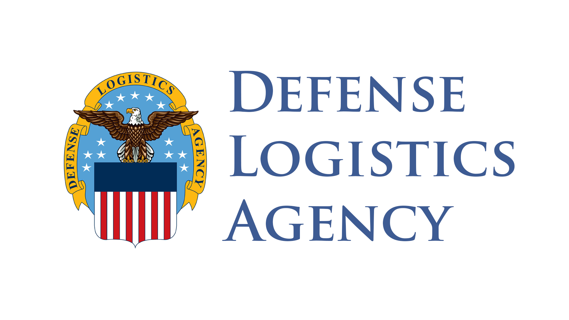 Defense Logistics Agency website link and logo