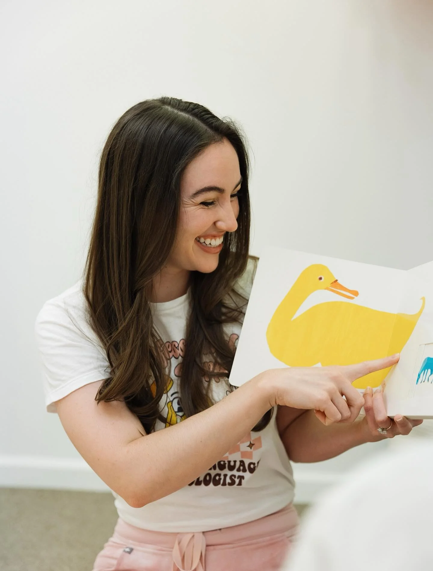 Gestures are the foundation! 

Even before babies can talk, little ones are learning words through gestures like pointing, reaching, showing, and giving. Those early gestures are actually HUGE for building language. 
Research shows that children who 
