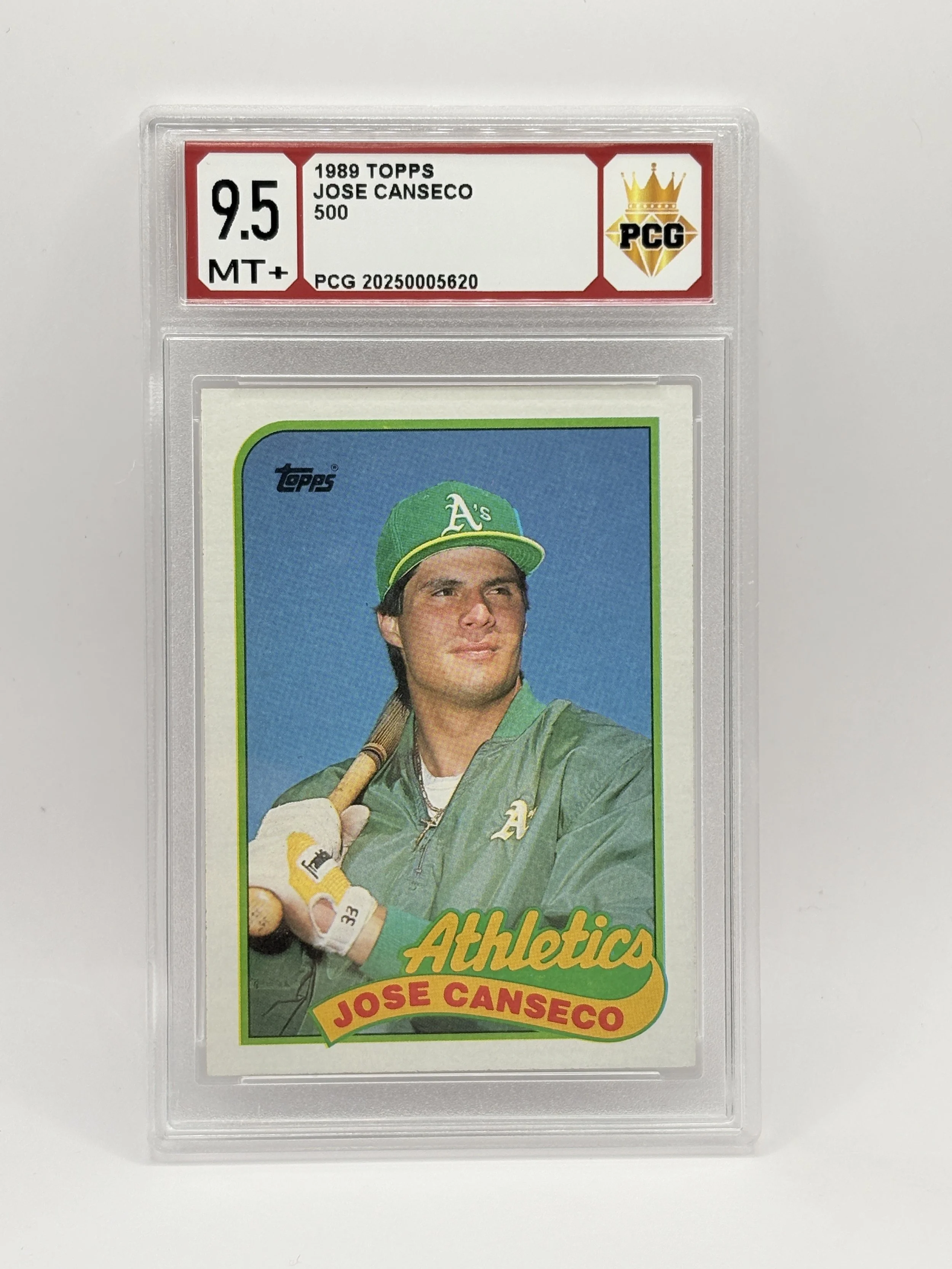 #20250005620 1987 JOSE CANSECO 9.5 MT+