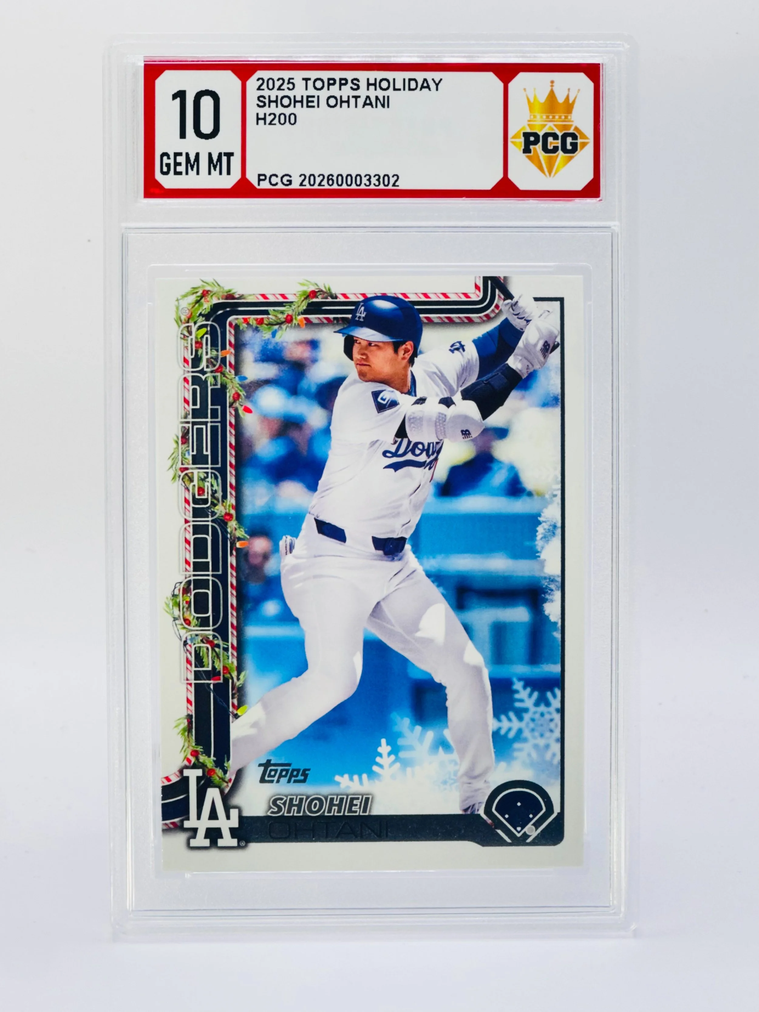#20260003302 2025 SHOHEI OHTANI 10 GEM MT