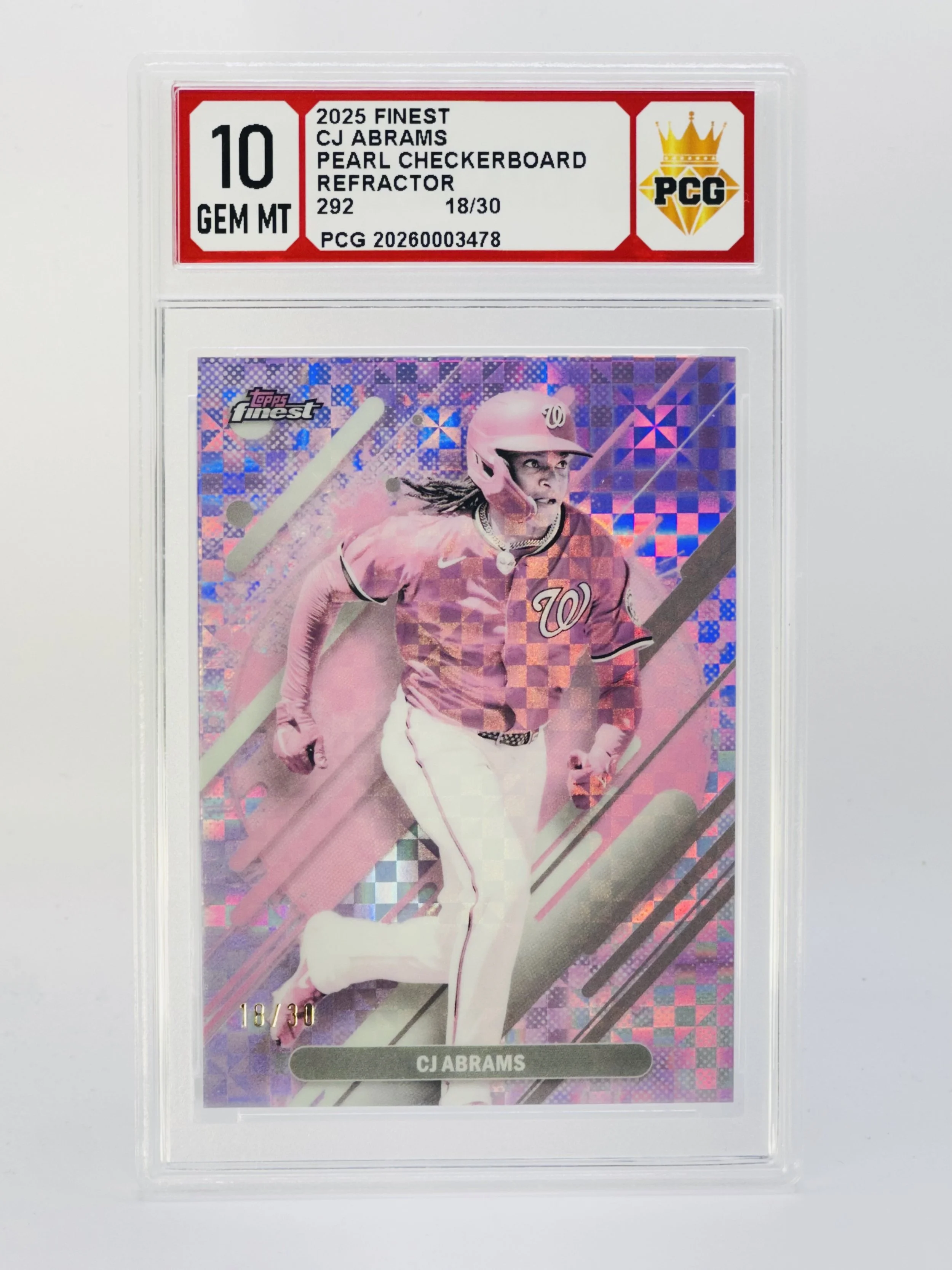 #20260003478 2025 CJ ABRAMS 10 GEM MT