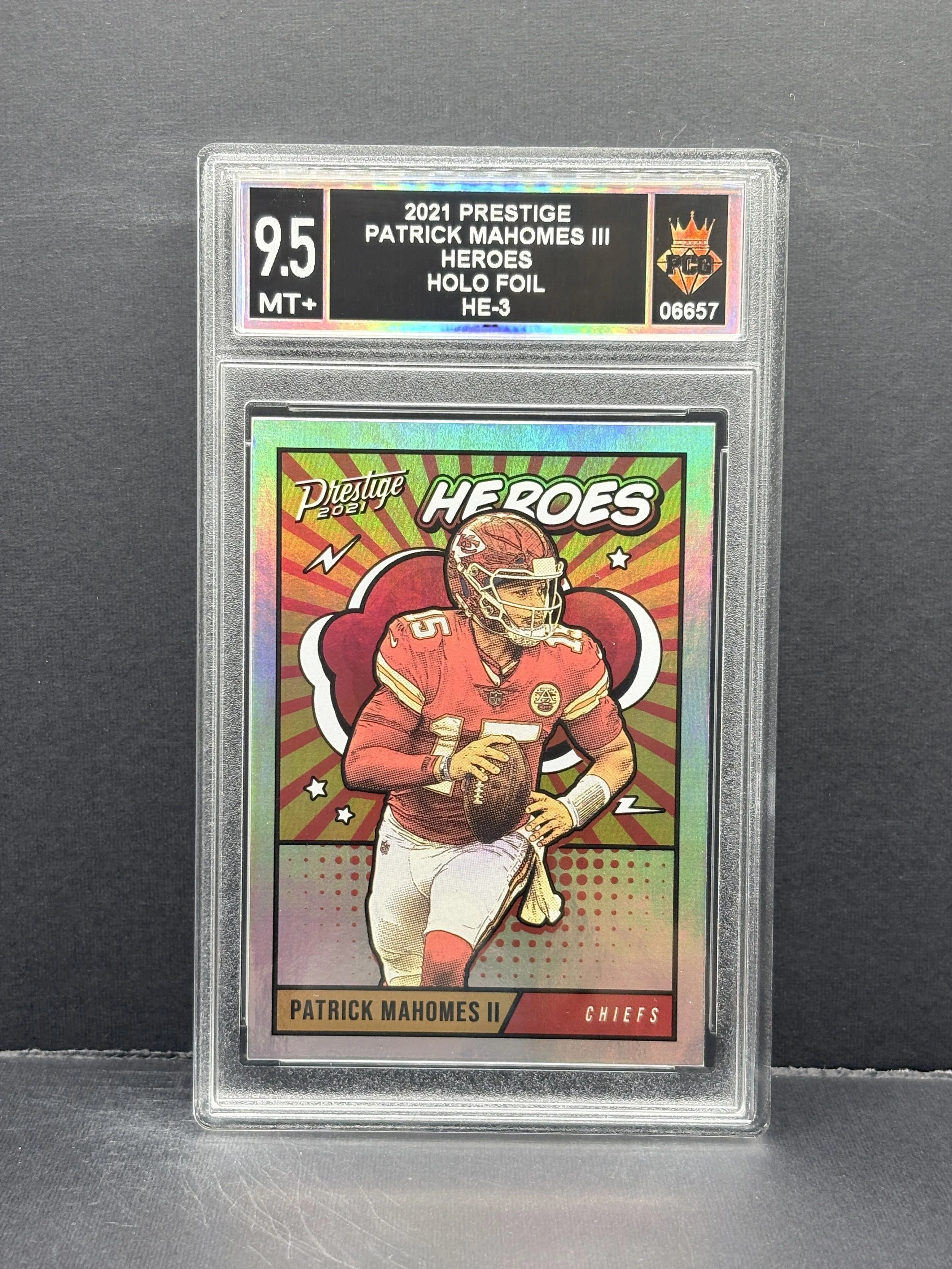 #06657 2021 PATRICK MAHOMES III 9.5 MT+