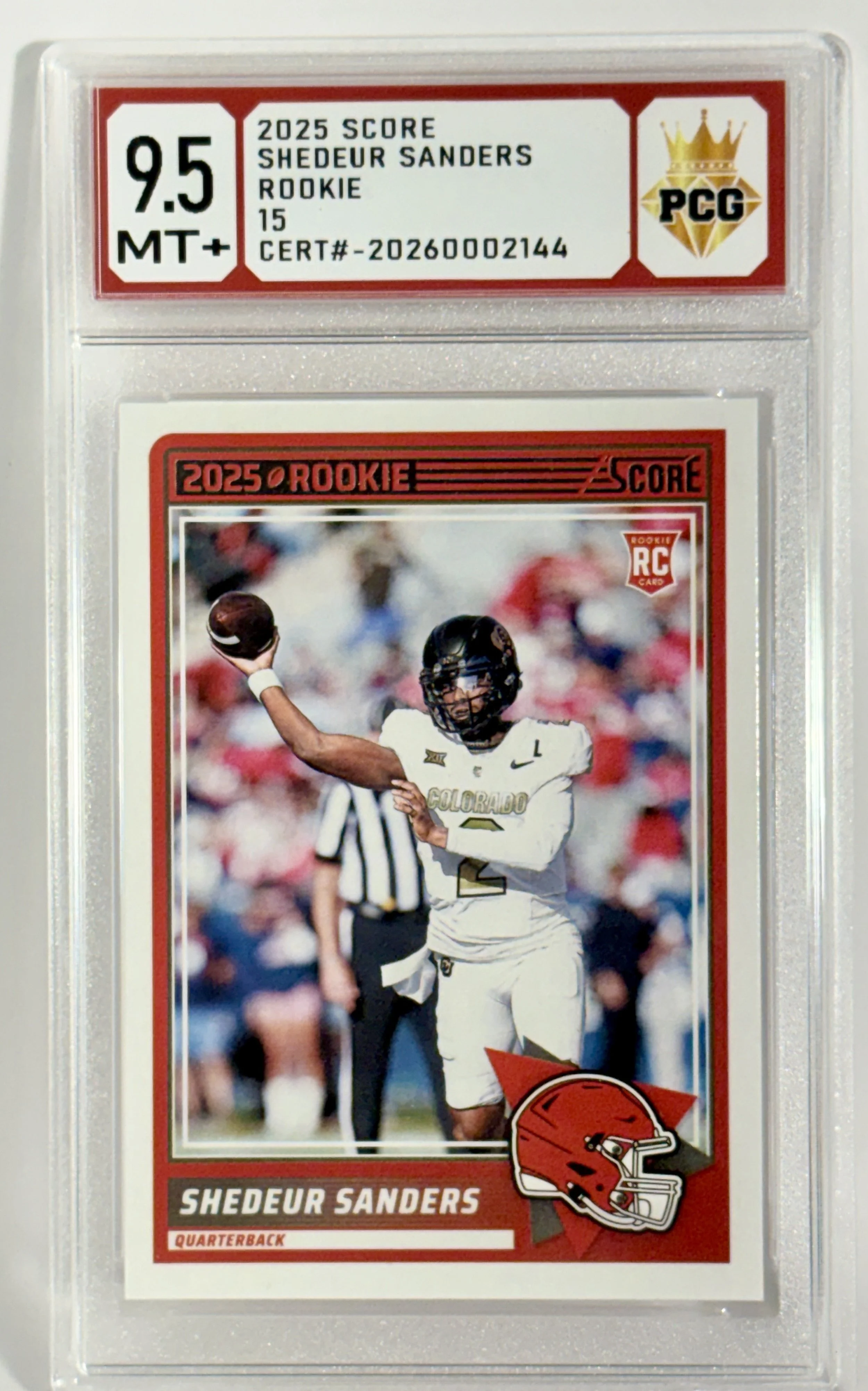#20260002144 2025 SHEDEUR SANDERS RC 9.5 MT+