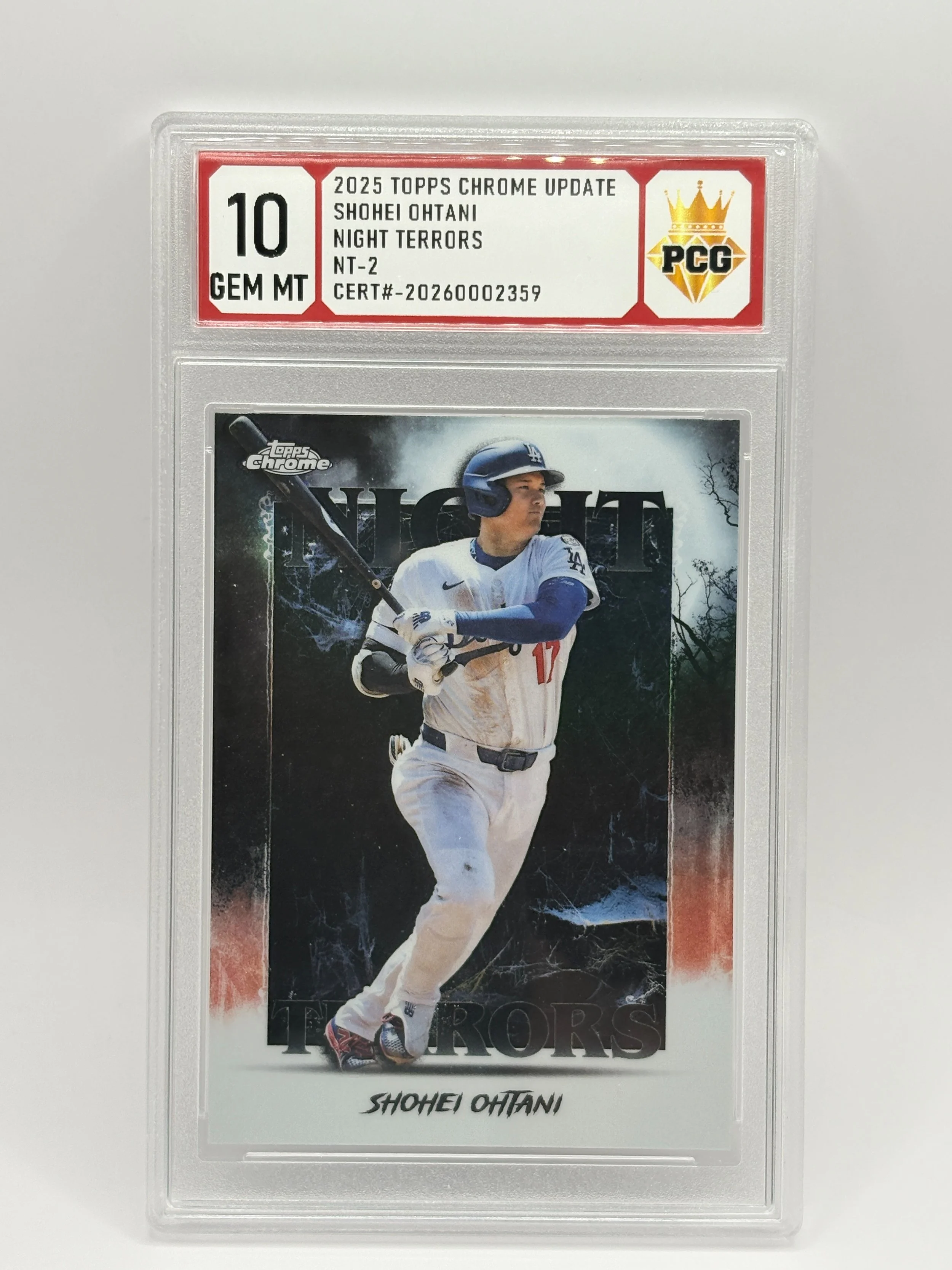 #20260002359 2025 SHOHEI OHTANI 10 GEM MT