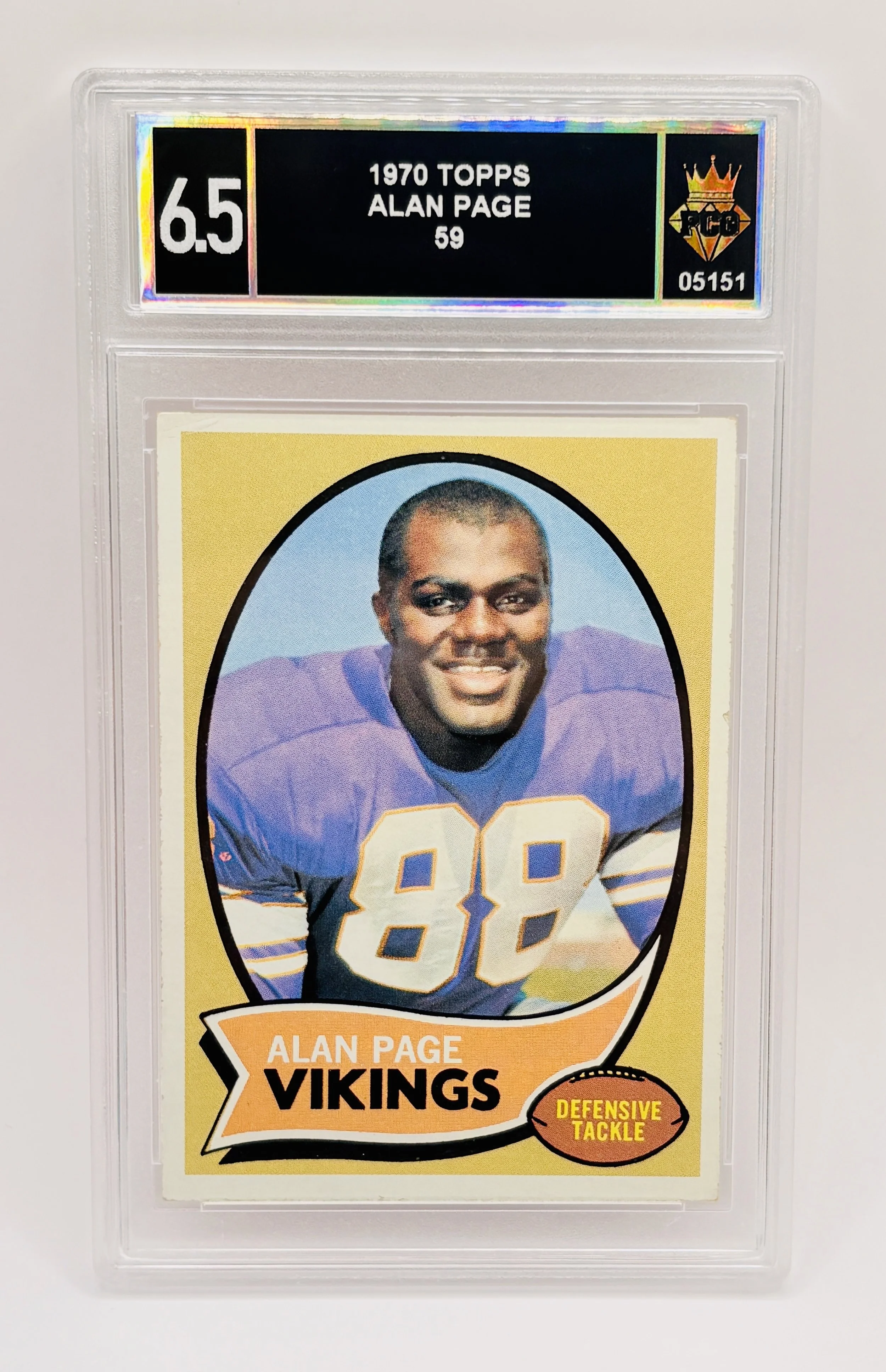 #20260005151 1970 ALAN PAGE 6.5