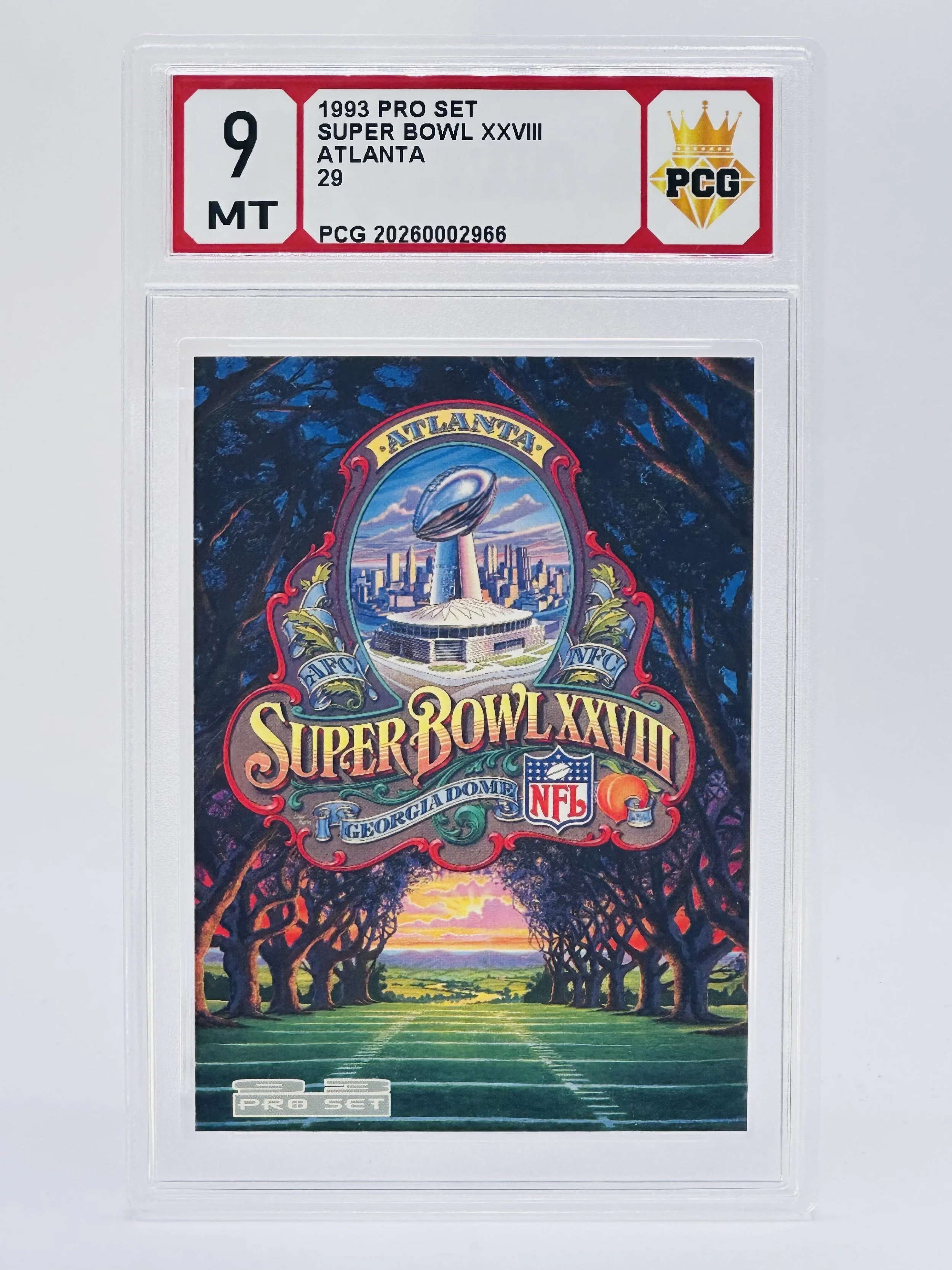 #20260002966 1993 SUPER BOWL XXVVII 9 MT