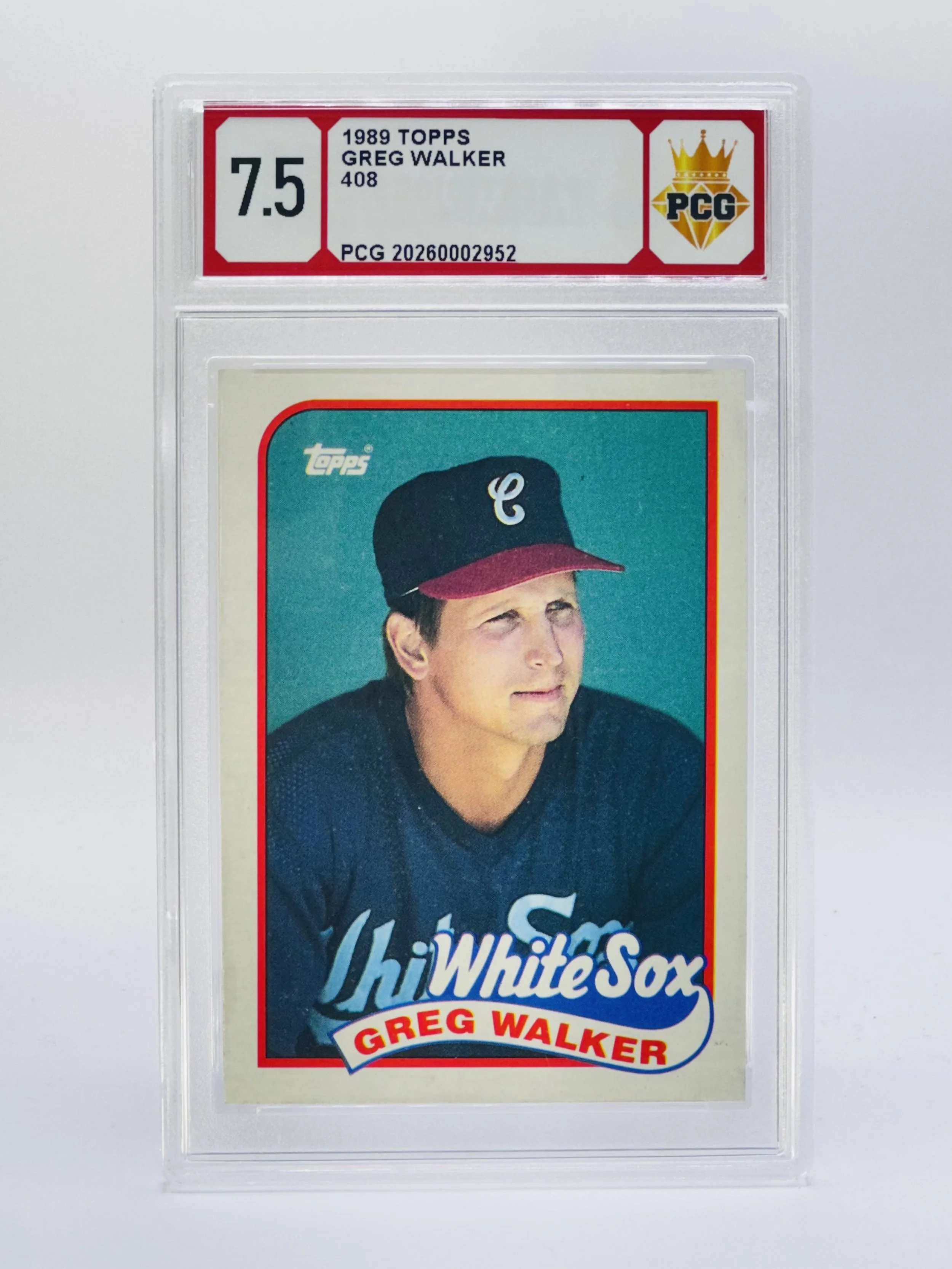 #20260002952 1989 GREG WALKER 7.5