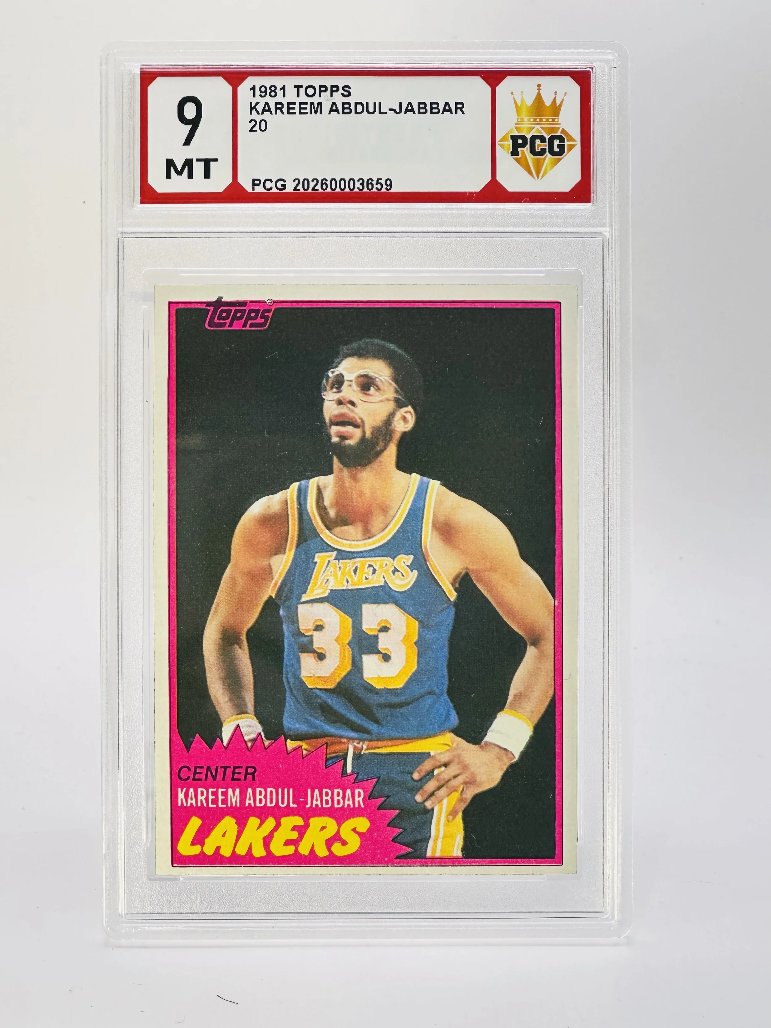 #20260003659 1981 KAREEM ABDUL-JABBAR 9 MT