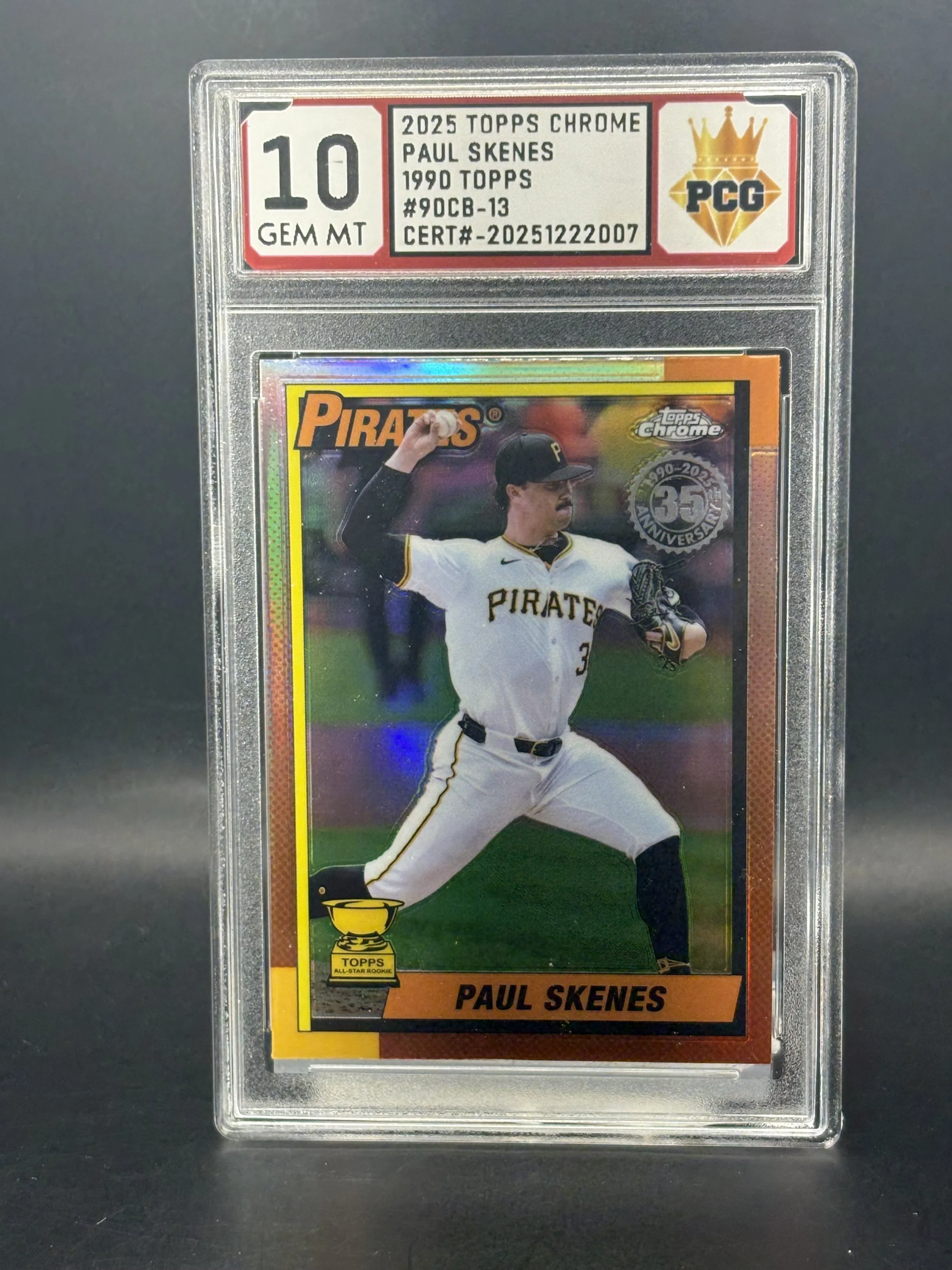 #20251222007 2025 PAUL SKENES 10 GEM MT