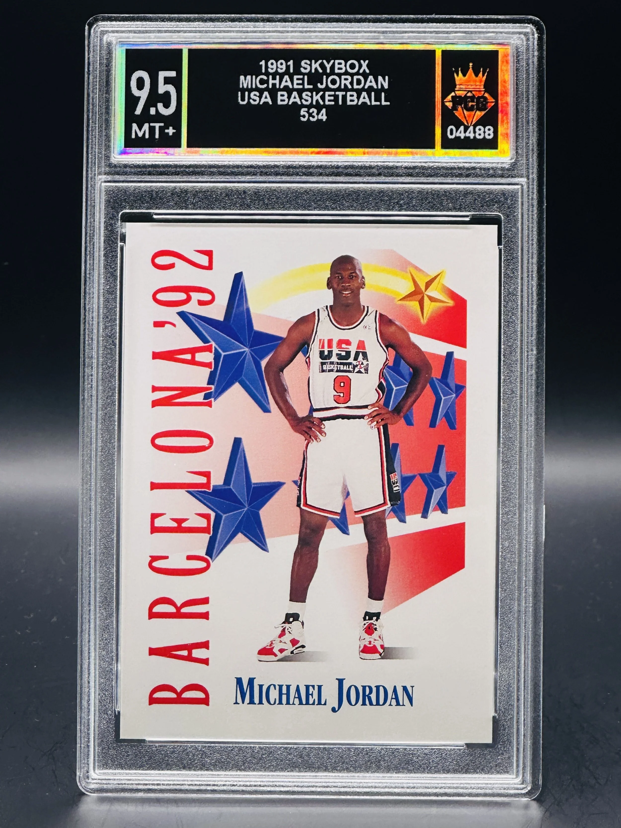 #04488 1991 MICHAEL JORDAN 9.5 MT+