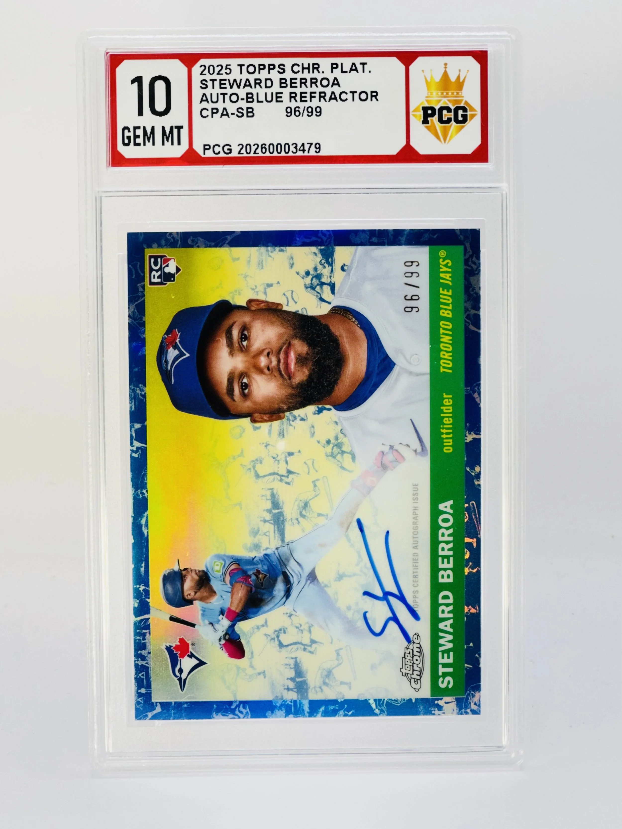 #20260003479 2025 STEWARD BERROA 10 GEM MT