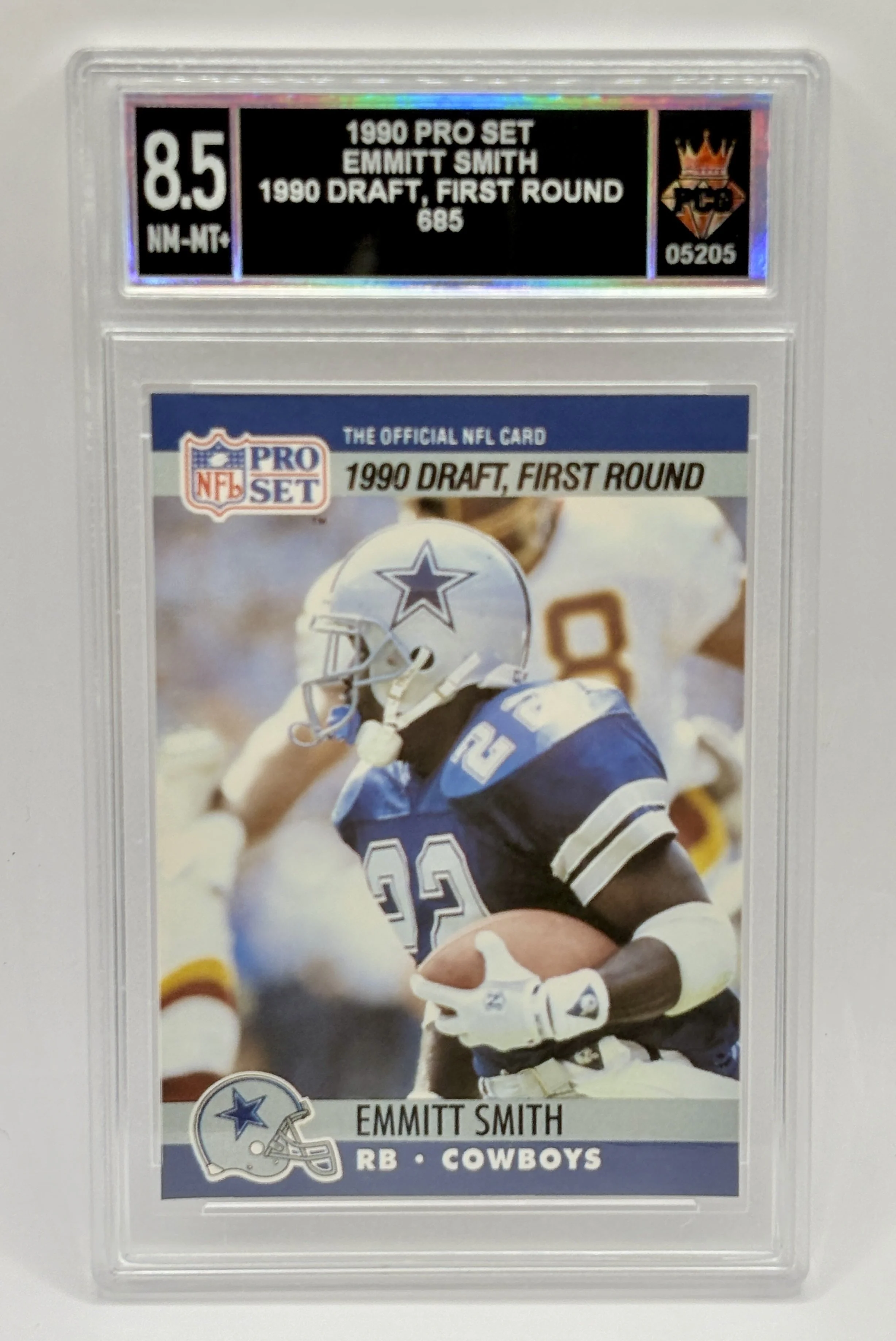 #20260005205 1990 EMMITT SMITH 8.5 NM-MT+