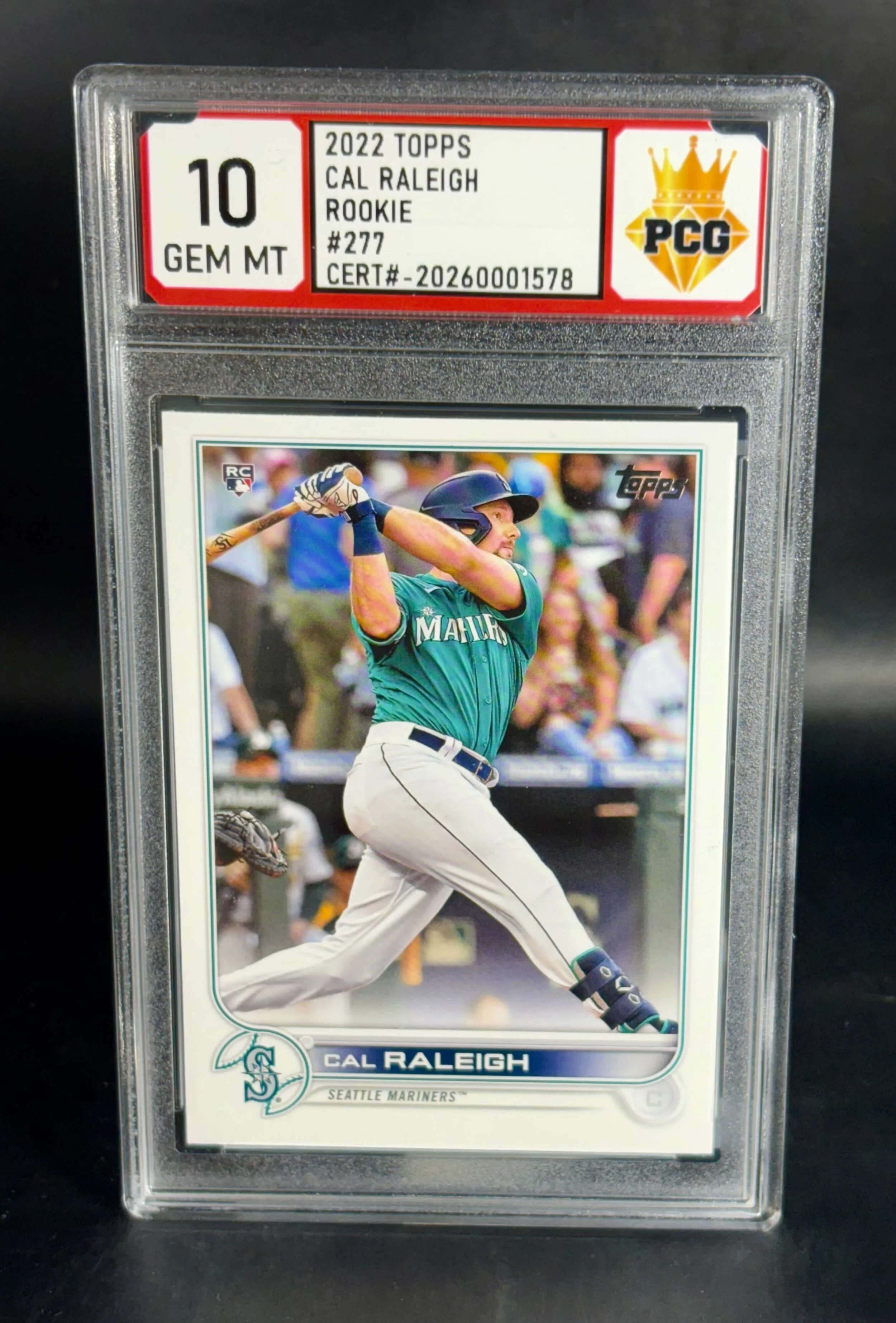 #20260001578 2022 CAL RALEIGH RC 10 GEM MT