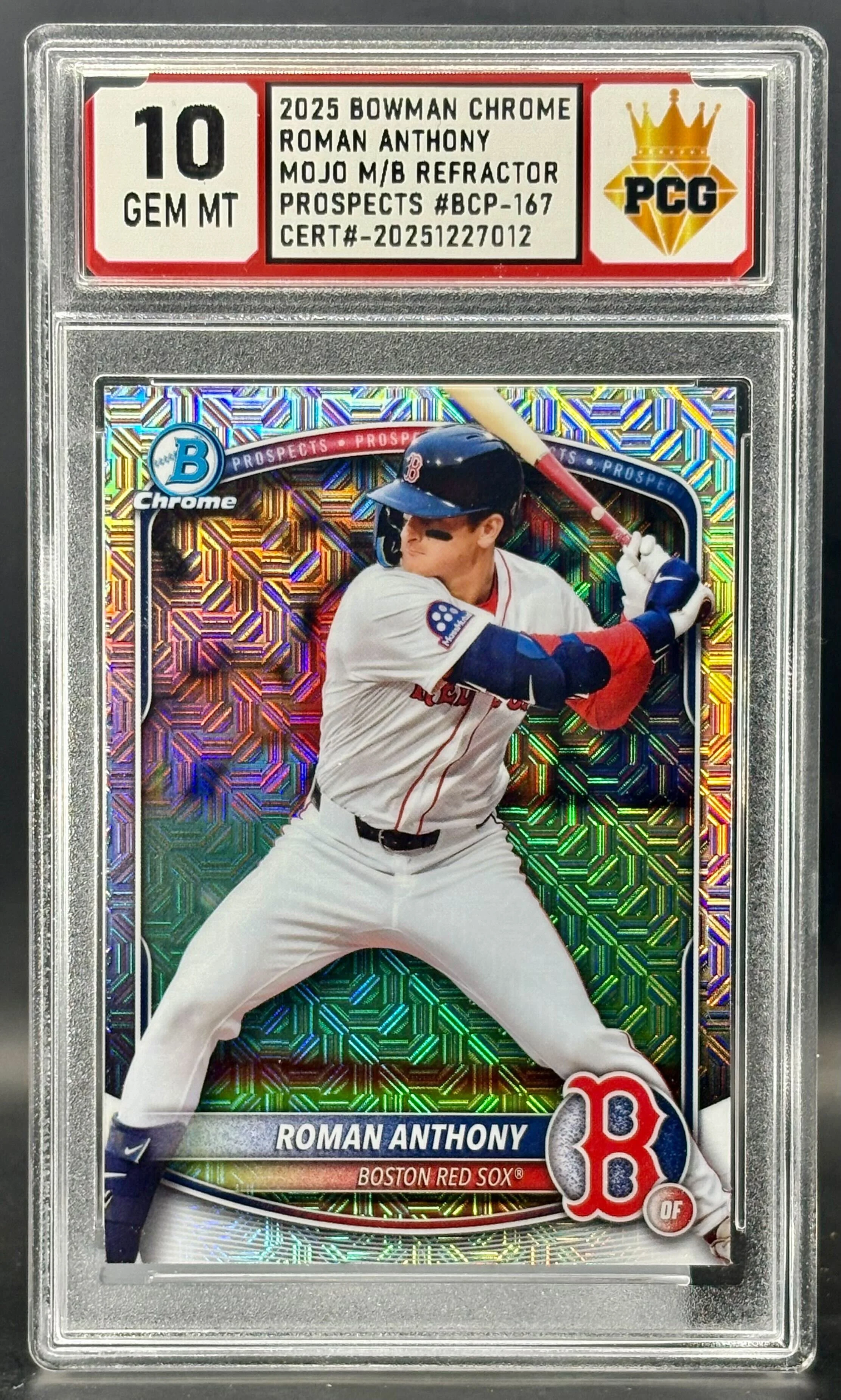 #20251227012 2025 Roman Anthony 10 GEM MT